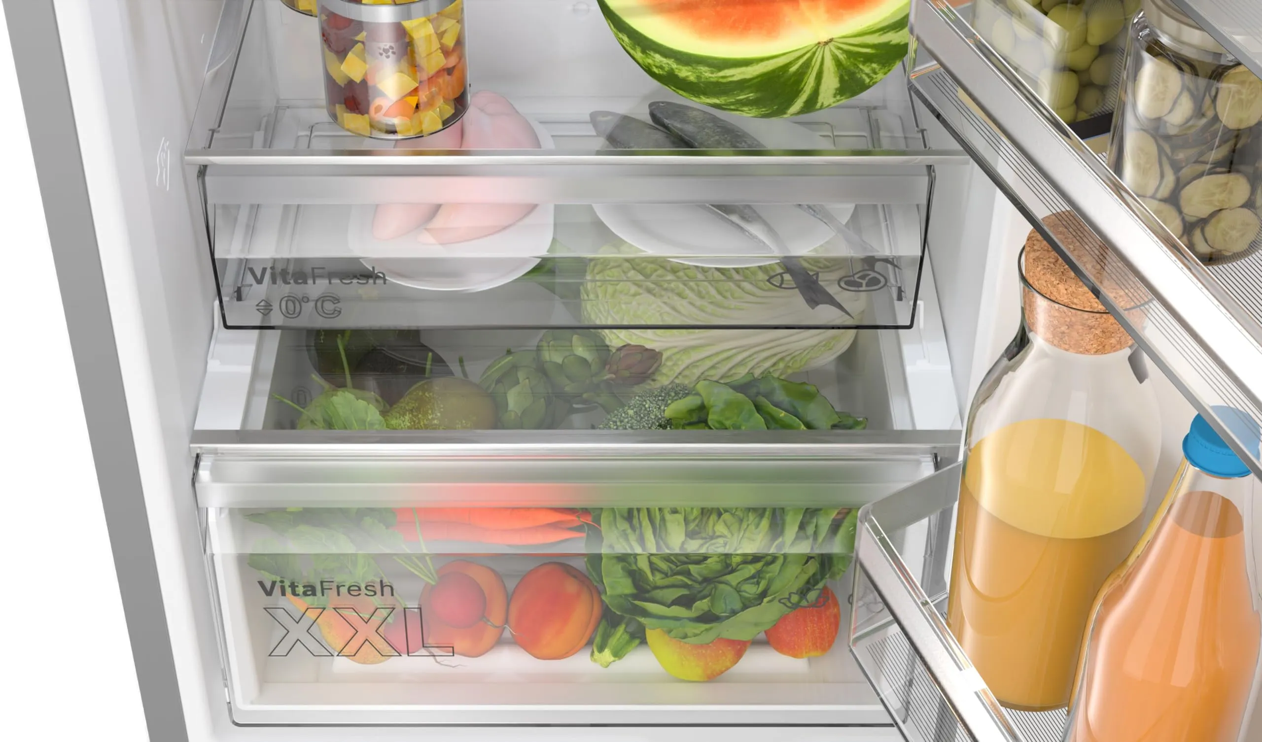 Bosch Serie 4 KGN367LDF Total No Frost Refrigerator 186x60cm Silver - immagine 8