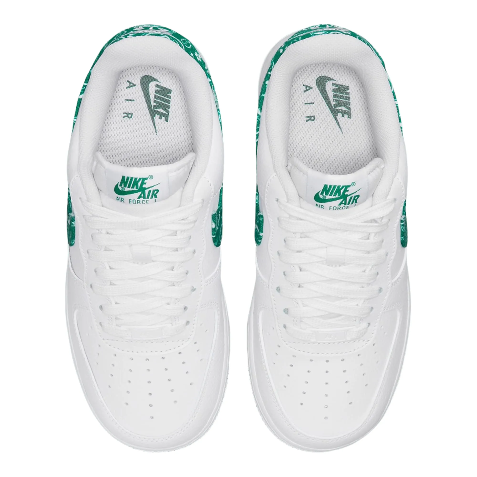 Nike Air Force 1 Low Donna Bianco Verde-Bianco Paisley 39 EU - immagine 4