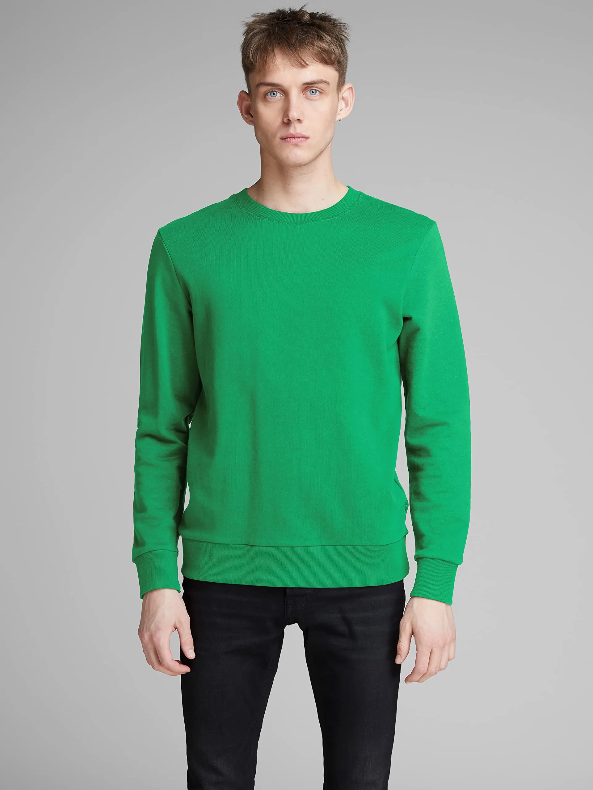 Jack & Jones Jjeholmen Noos 12136886 Felpa da uomo con girocollo, XL - immagine 3