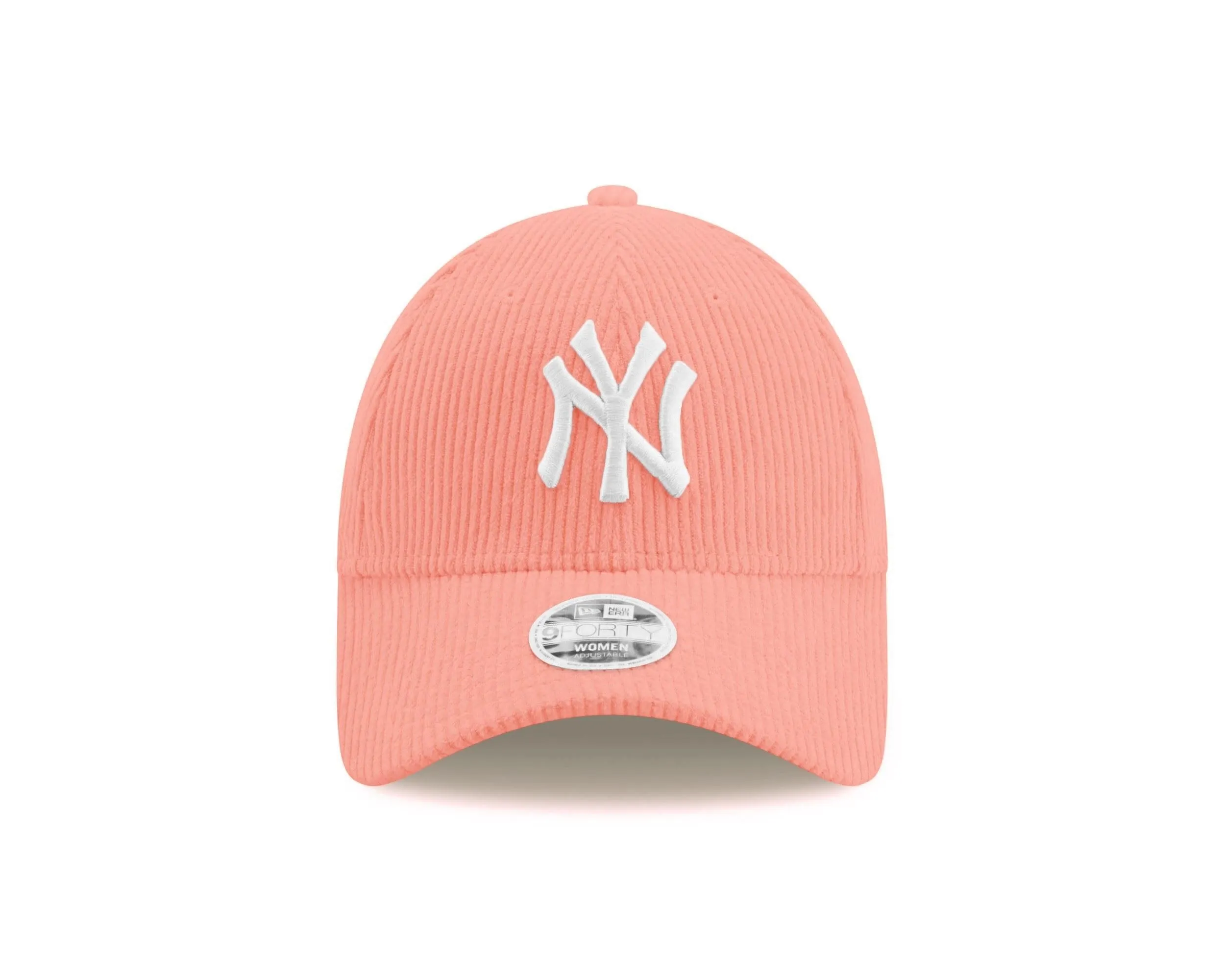 New Era New York Yankees Corduroy Baseball Cap for Women, Pink, One Size - immagine 2