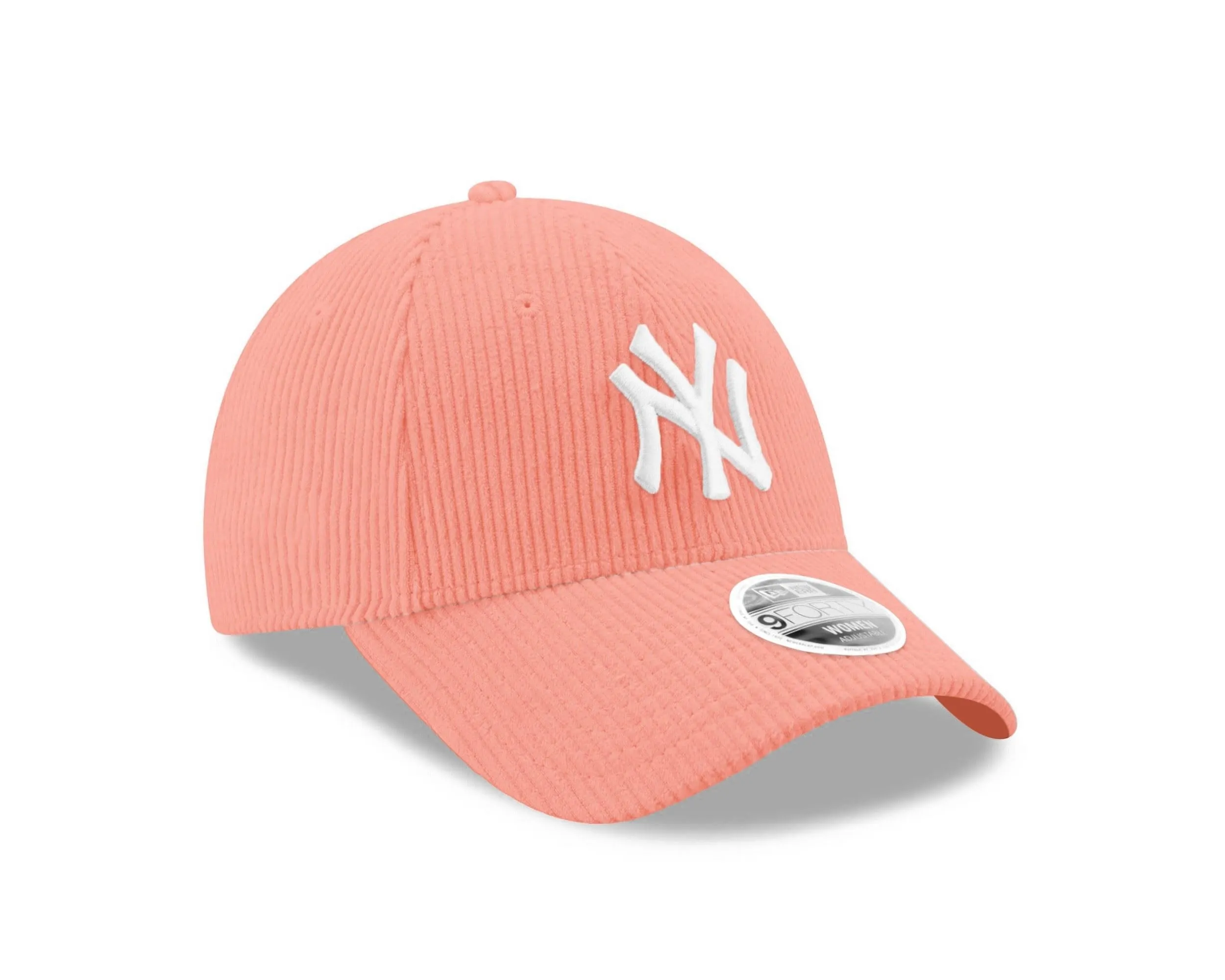 New Era New York Yankees Corduroy Baseball Cap for Women, Pink, One Size - immagine 3