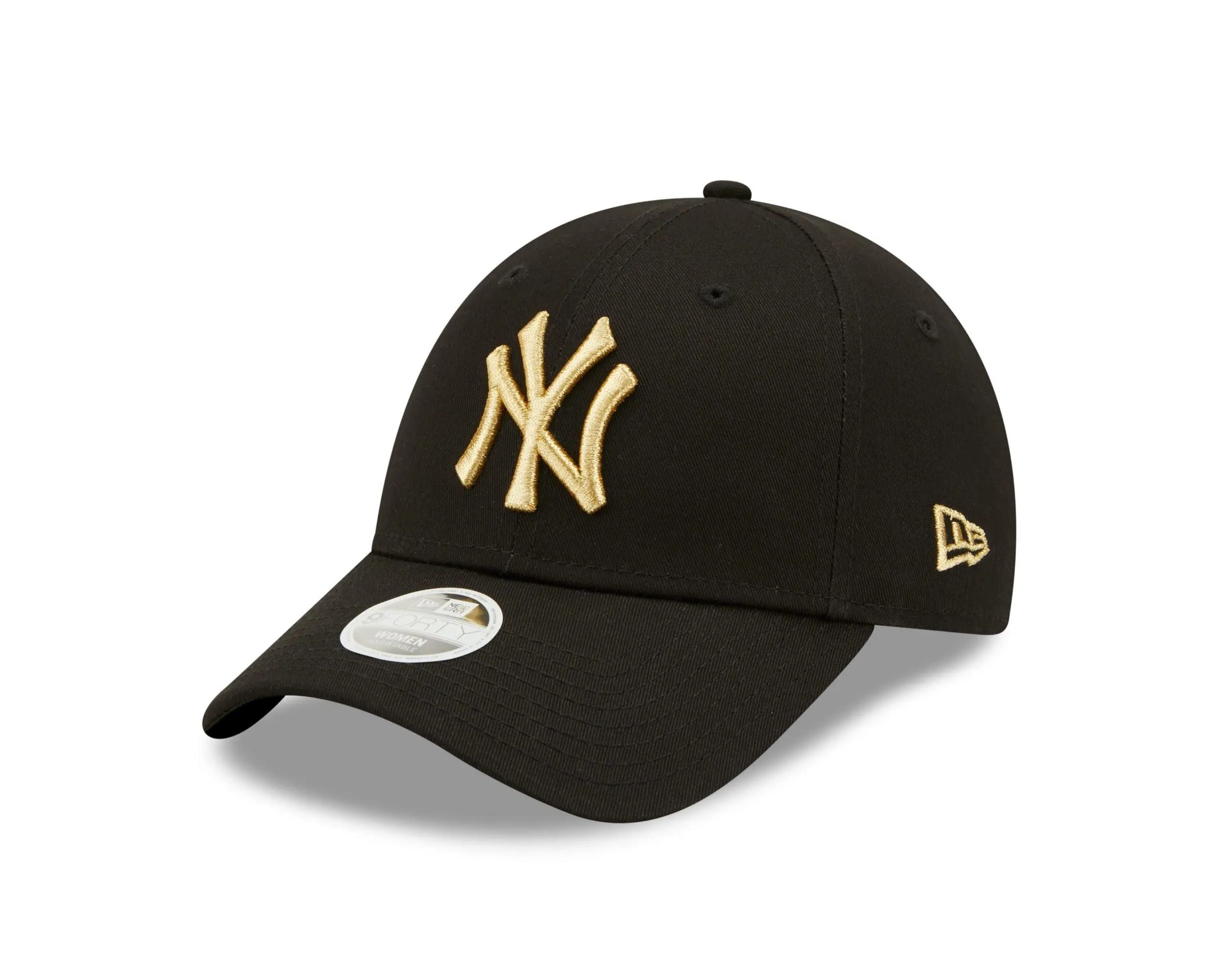 New Era New York Yankees 9Forty Cap for Women - Black Gold - One Size - immagine 1