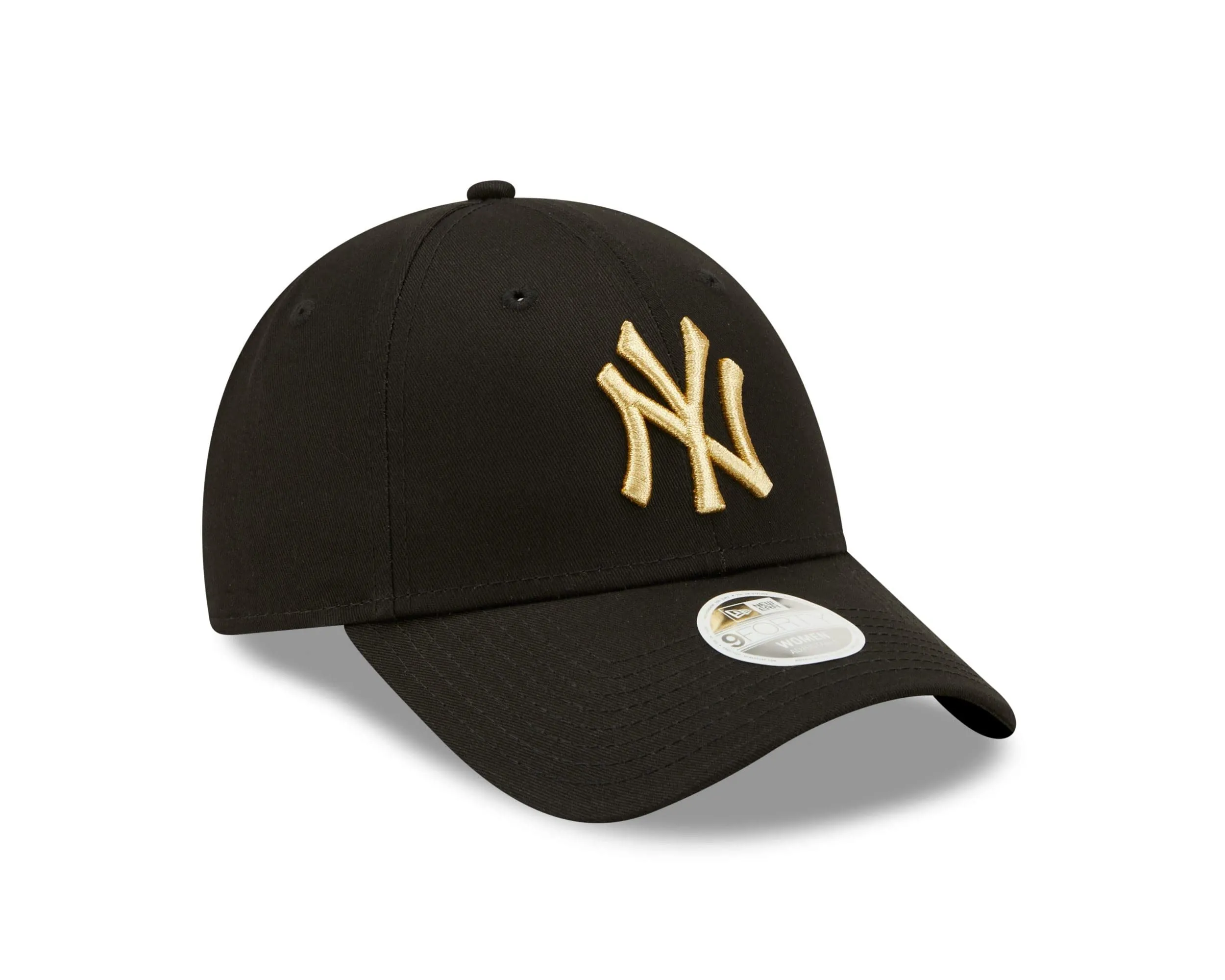New Era New York Yankees 9Forty Cap for Women - Black Gold - One Size - immagine 3