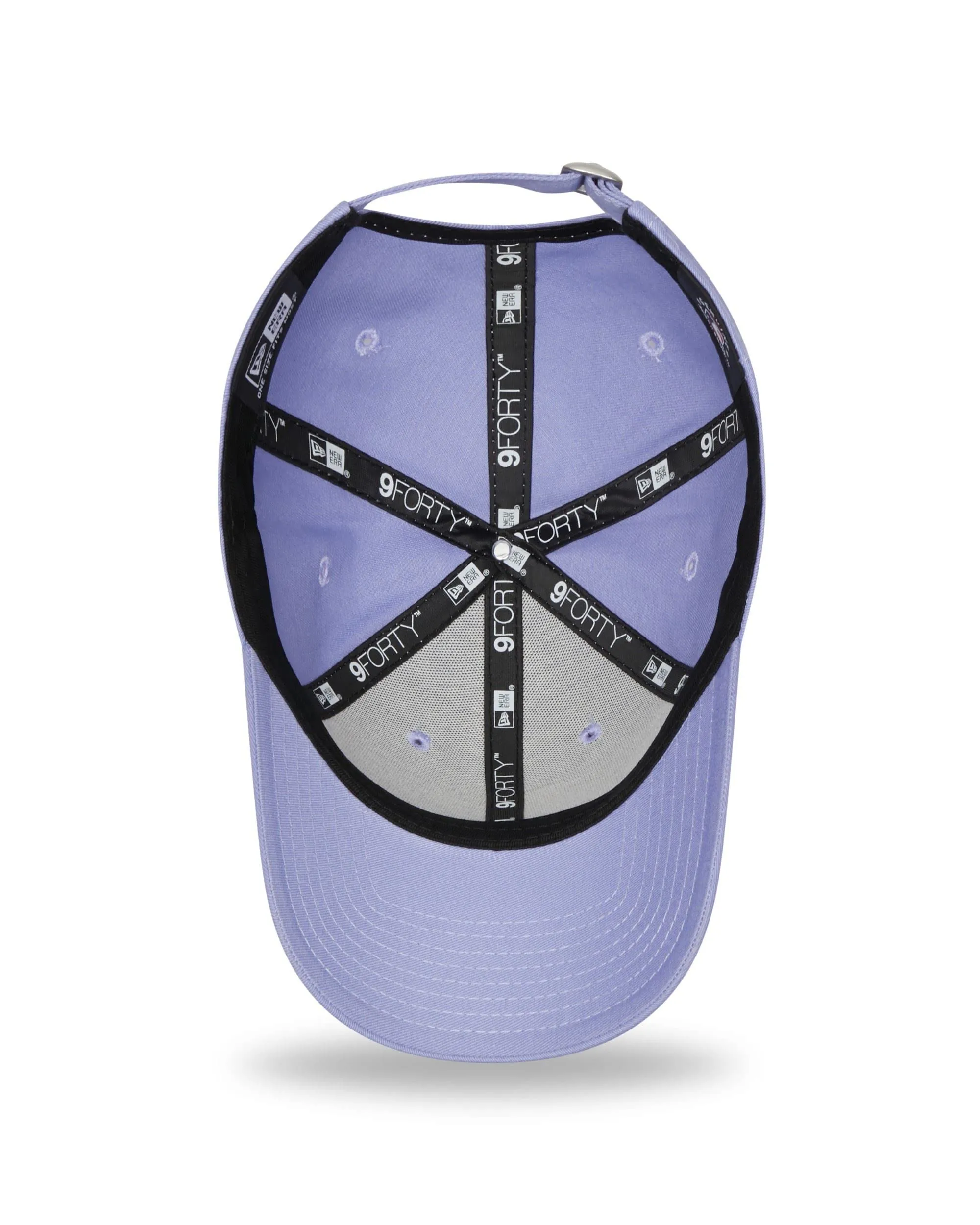 New Era York Yankees 9Forty Adjustable Strapback Cap for Women and Girls - Lila - One Size - immagine 5