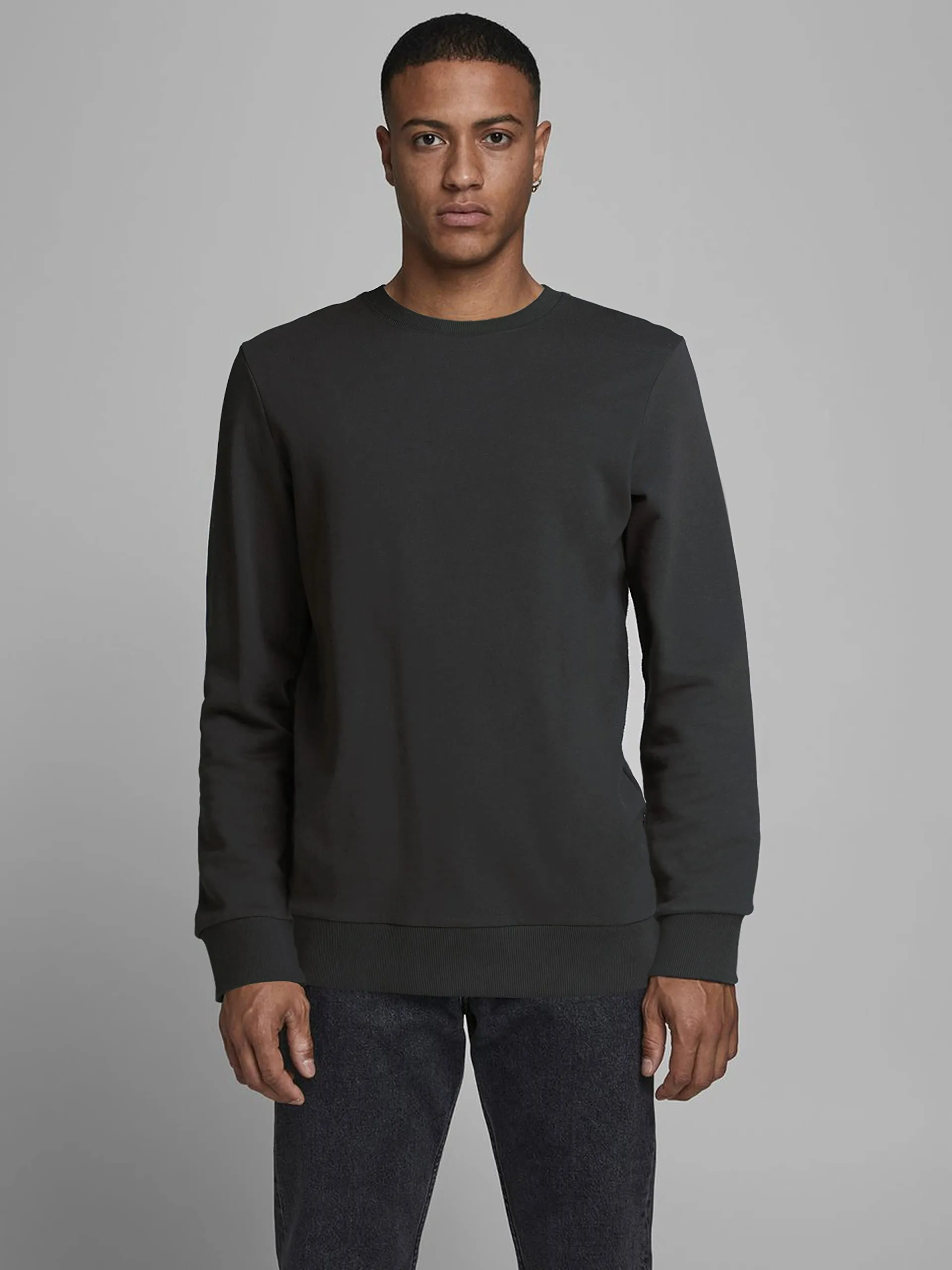 Jack & Jones Jjeholmen Noos 12136886 Felpa da uomo con girocollo, S - immagine 2