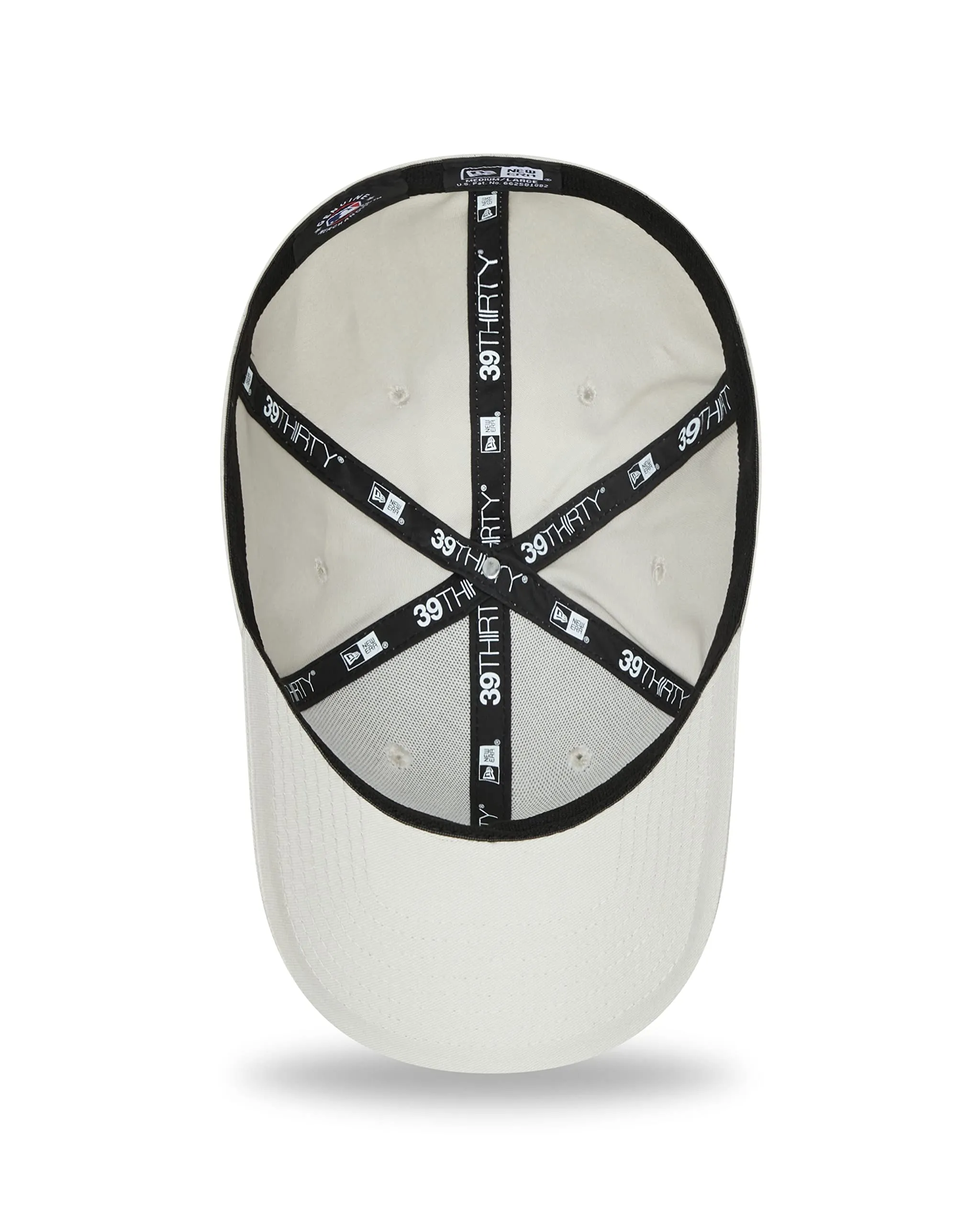 New Era MLB Los Angeles Dodgers 39Thirty Baseball Cap - Beige, S-M - immagine 5