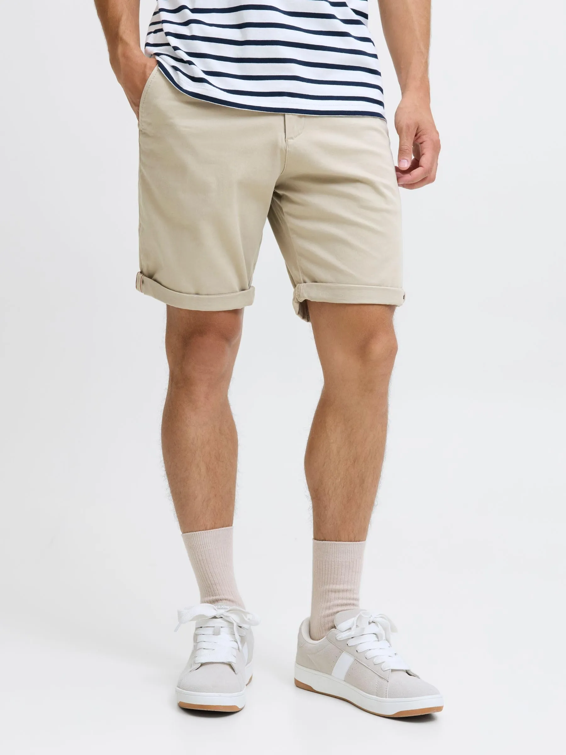 Jack & Jones Bermuda Chino Regular Fit - Grigio, M - immagine 2