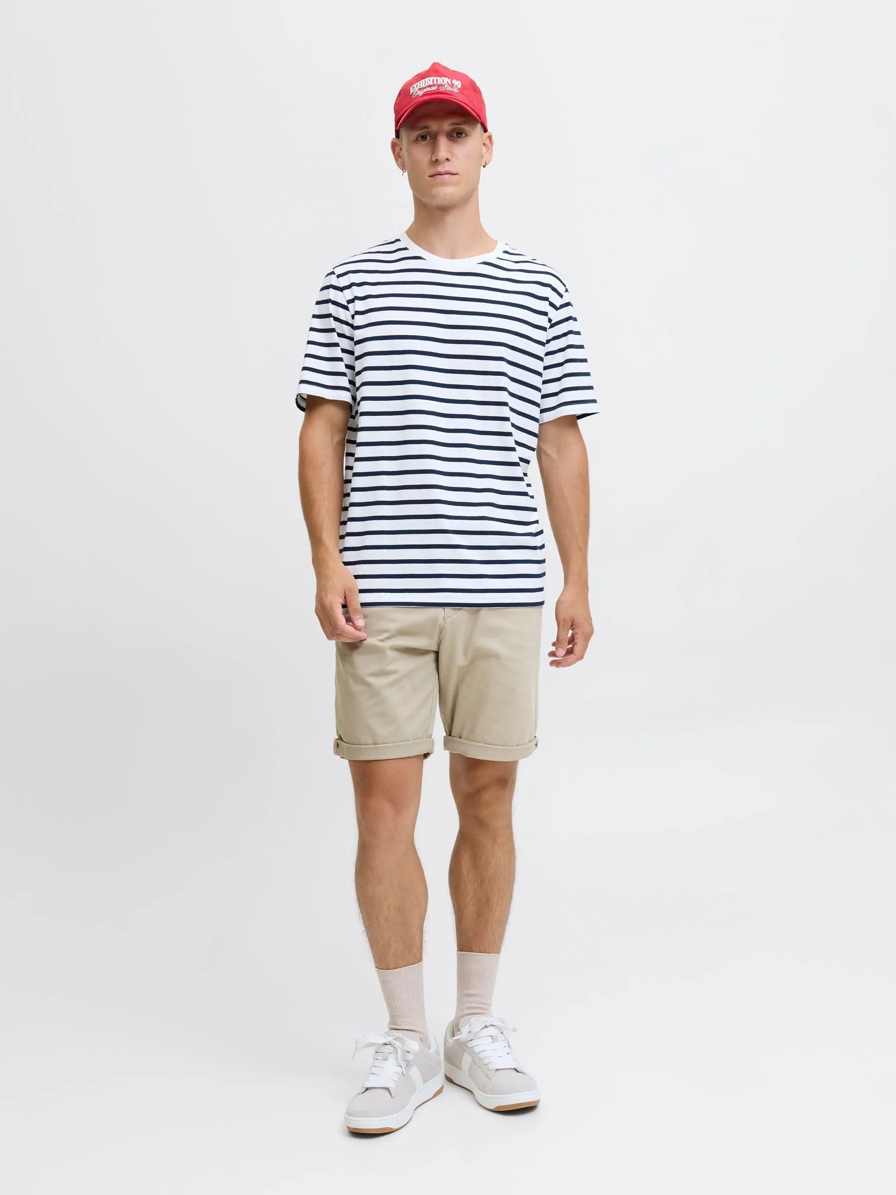 Jack & Jones Bermuda Chino Regular Fit - Grigio, M - immagine 3