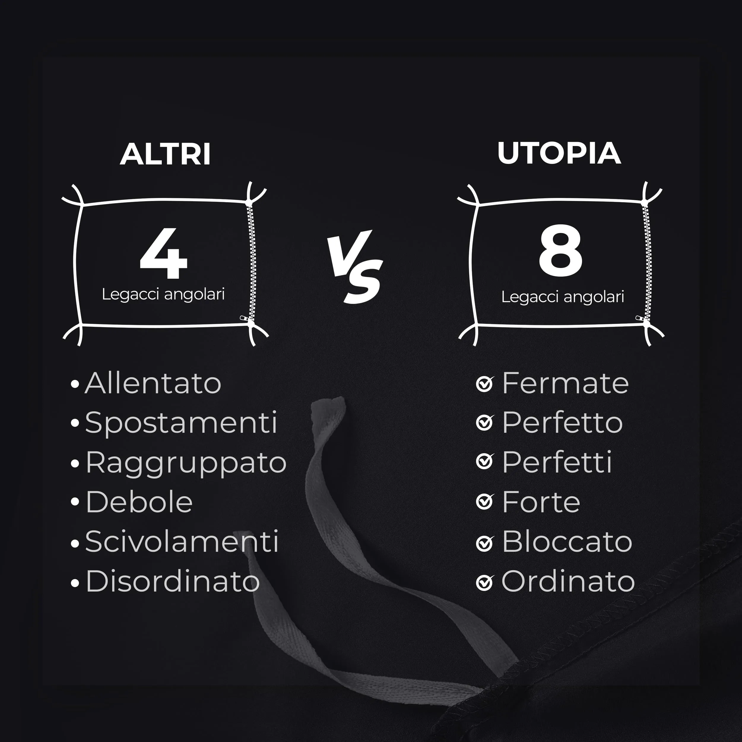 Utopia Bedding Set Copripiumino 155x220 cm e 2 Federe 80x80 cm, Nero - immagine 7