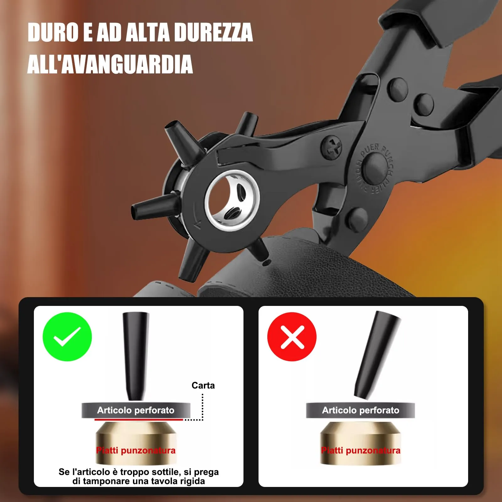 Diyife Pinza Fustellatrice, Set Completo con 6 Misure - immagine 6
