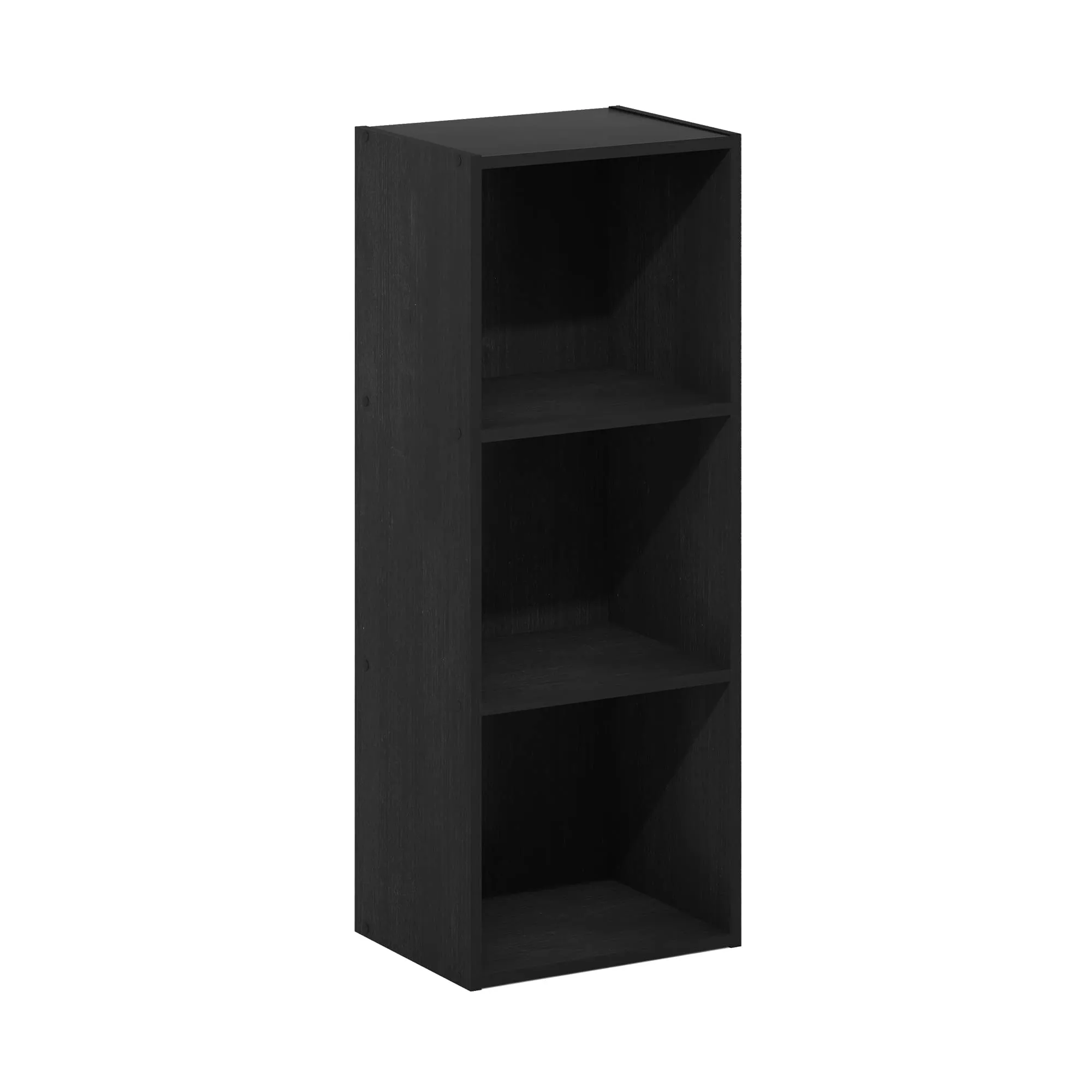 Furinno Libreria a scaffale aperto a 3 livelli, Legno Nero - immagine 6
