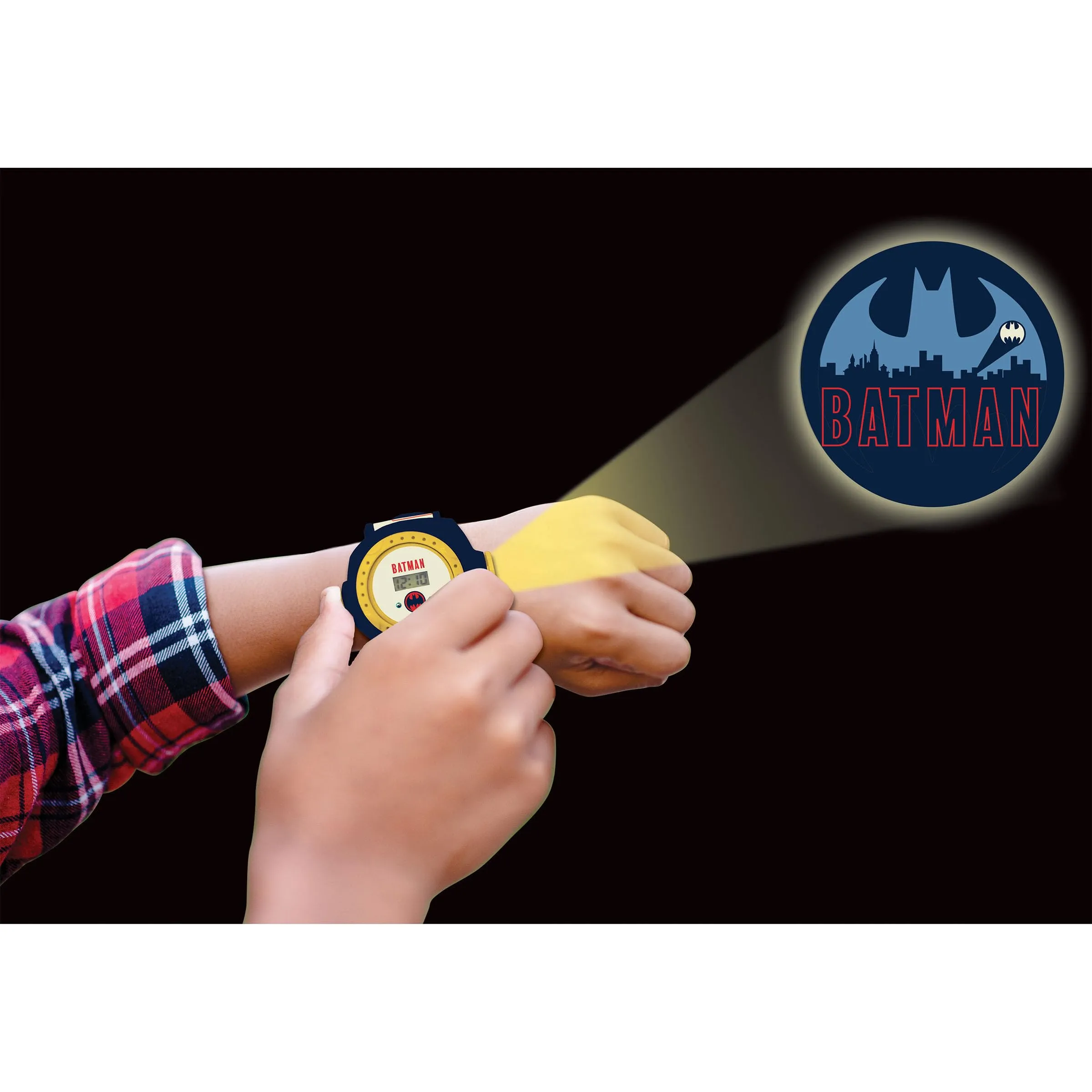 Lexibook Orologio a Proiezione Batman 20 Immagini - Nero e Blu - DMW050BAT - immagine 5