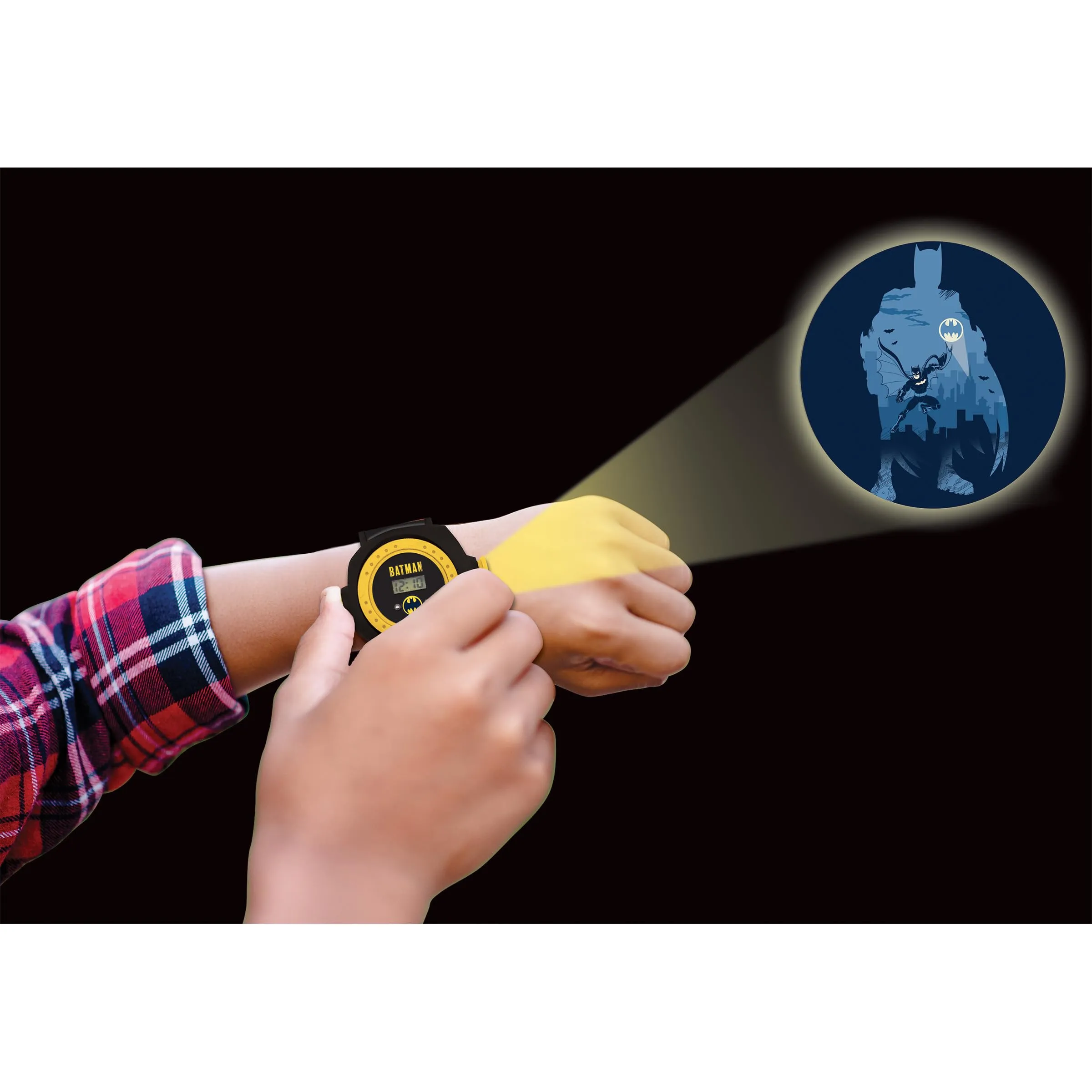 Lexibook Orologio a Proiezione Batman 20 Immagini - Nero e Blu - DMW050BAT - immagine 8