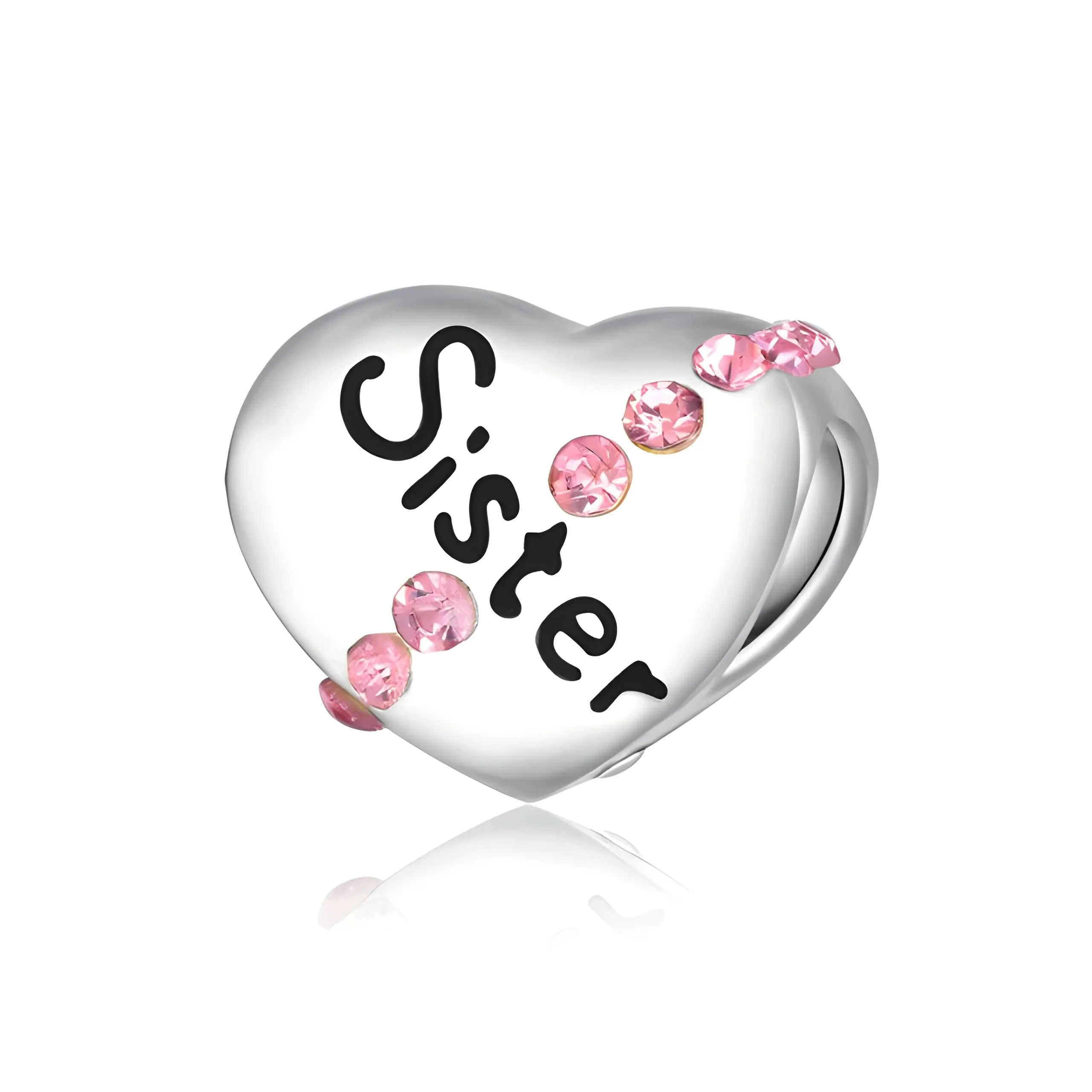JCaleydo G 130 Charm in Argento Sterling 925 Compatibile con Bracciale Pandora JCB0282F - immagine 1