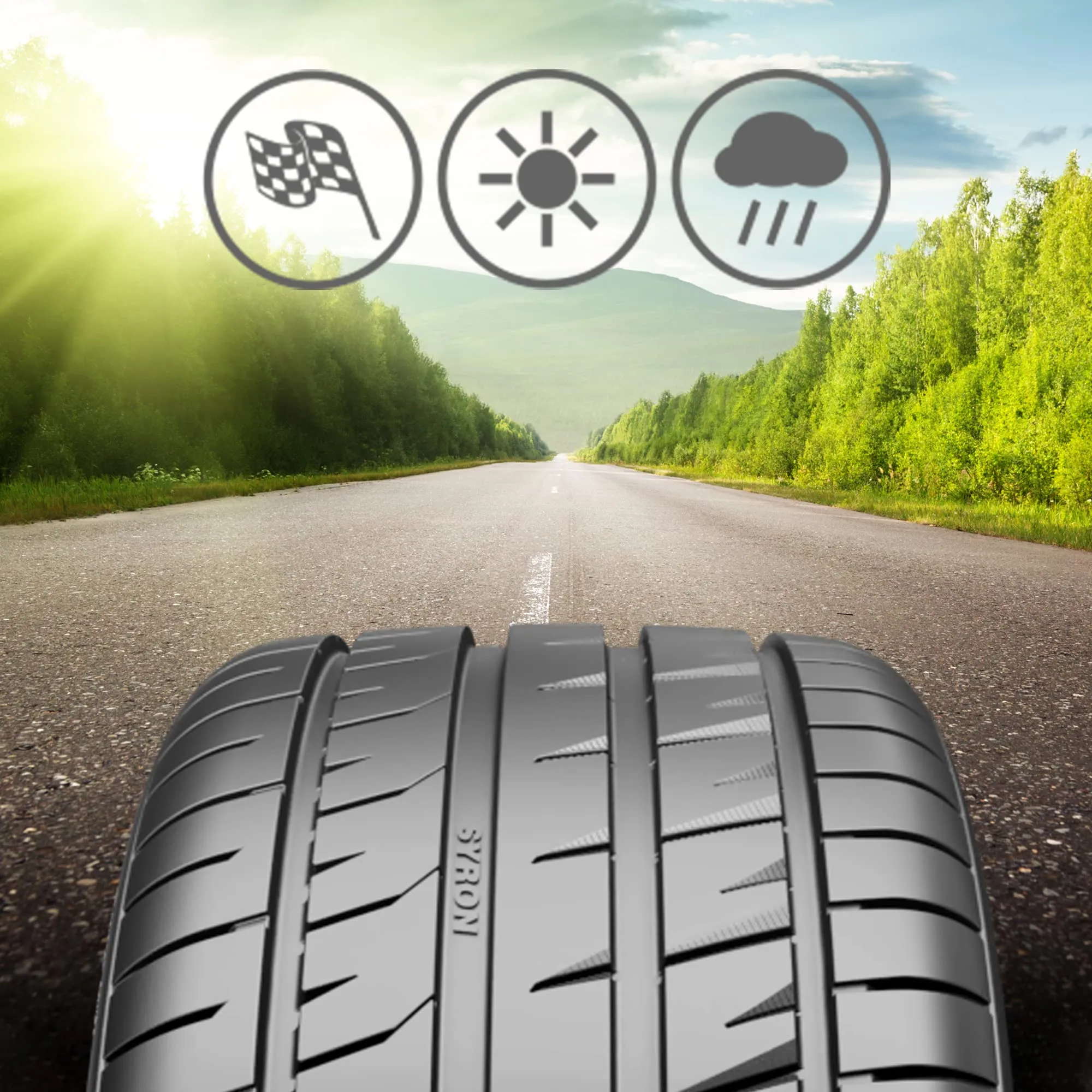 Syron Tires Premium Performance 255/35 R20 97Y XL Summer Tire - immagine 5