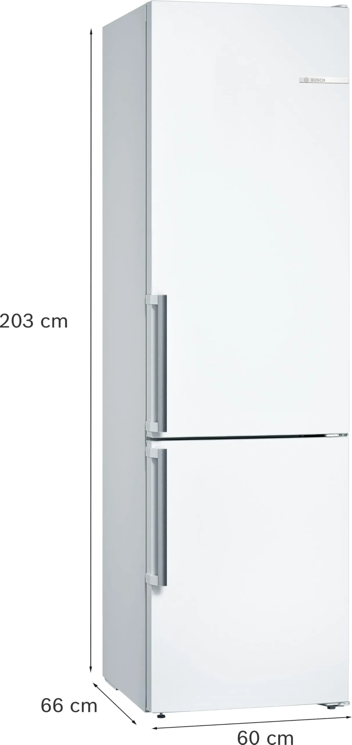 Bosch Serie 4 KGN39VWEQ Frigorifero Total No Frost 203x60cm Bianco - immagine 2