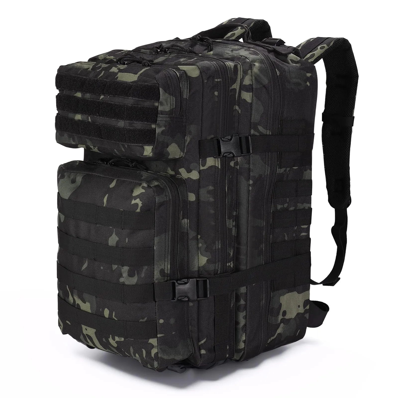 SHANNA Zaino Tattico Militare 45 Litri Impermeabile con Sistema Molle per Hiking, Campeggio e Trekking - immagine 1
