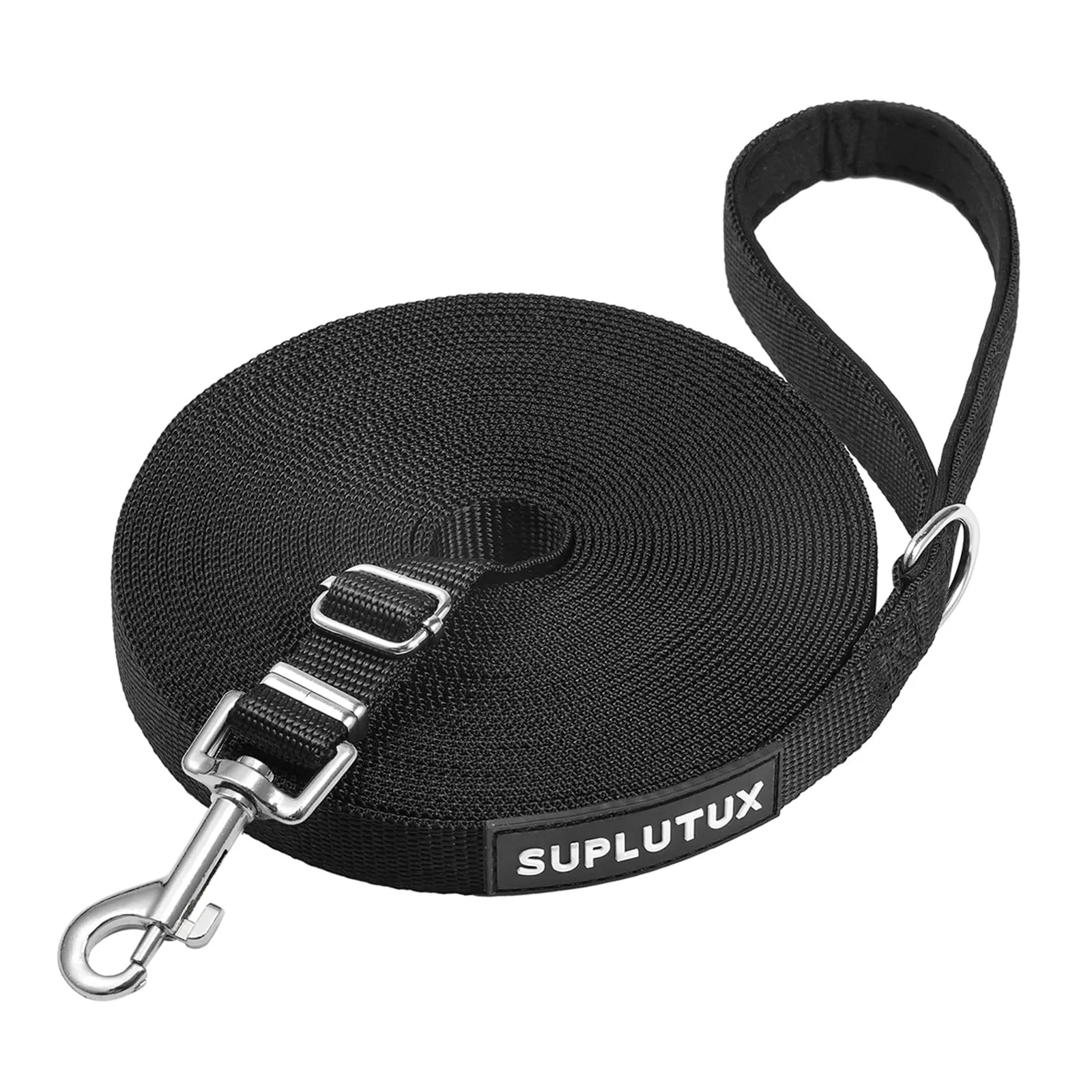 SuplutuX Guinzaglio Addestramento Regolabile per Cani, 5m, Nero - immagine 1