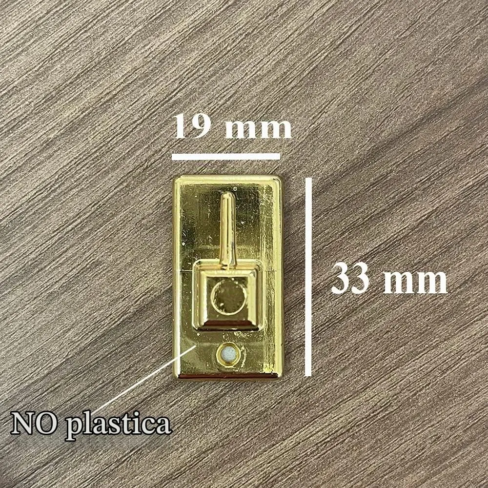Byour3 Ganci Adesivi per Bastoni Astine Estensibili, Set 4 Pezzi, Oro Lucido - immagine 2