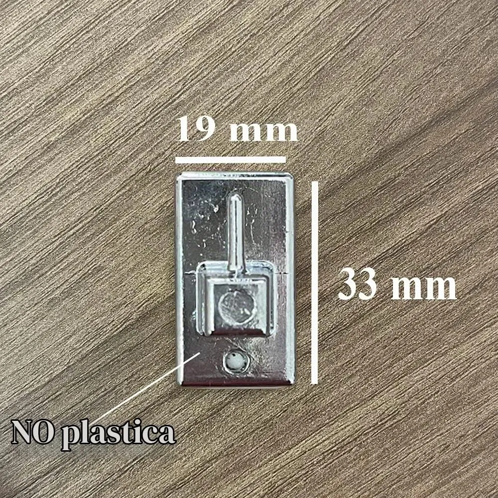 Byour3 Ganci Adesivi per Bastoni Astine Estensibili, Set 4 pz, Cromo - immagine 4
