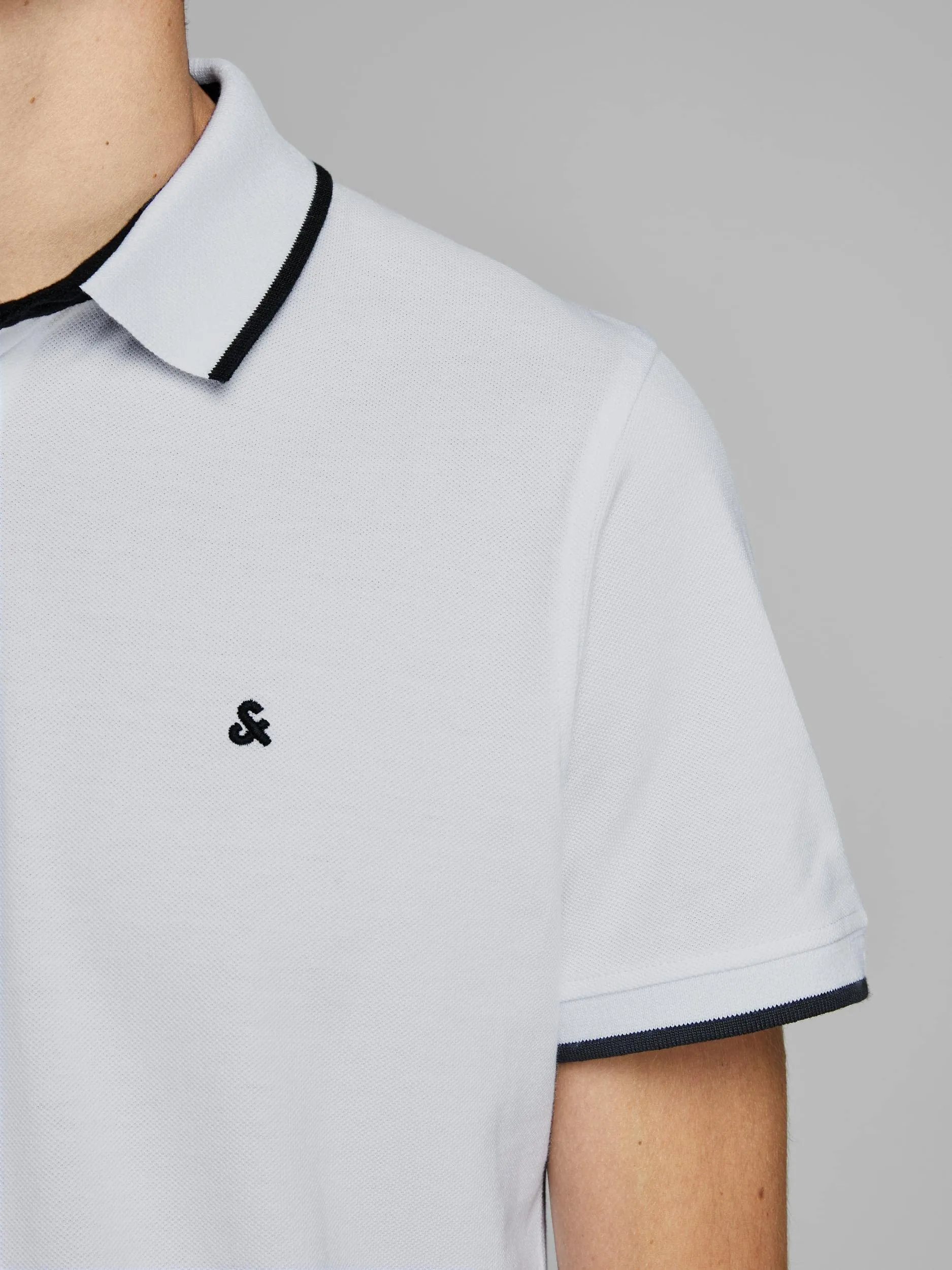 Jack & Jones JJEPAULOS Polo Shirt 2-Pack, Denim Blue/White, M - immagine 6