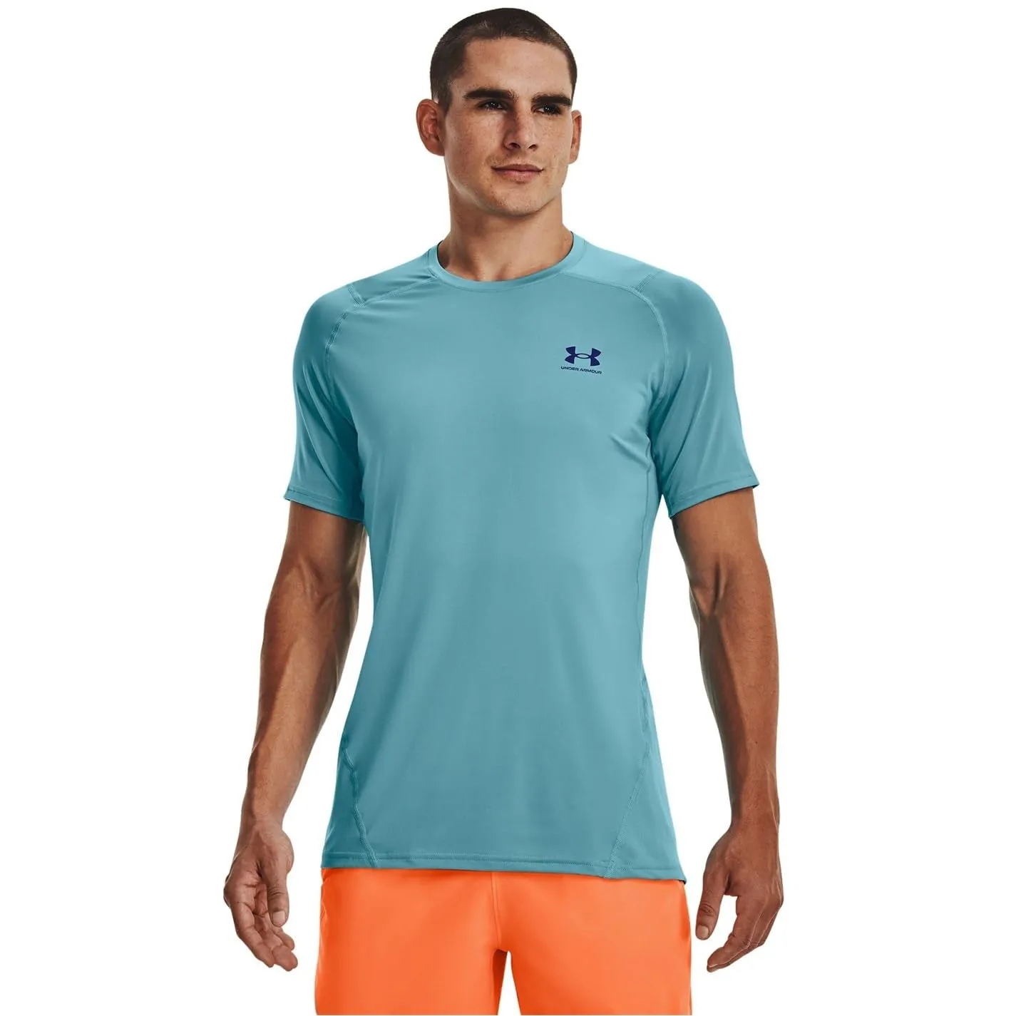 Under Armour Tech Polo da Uomo a Maniche Corte 1361683 Glacier Blue / Sonar Blue - immagine 2