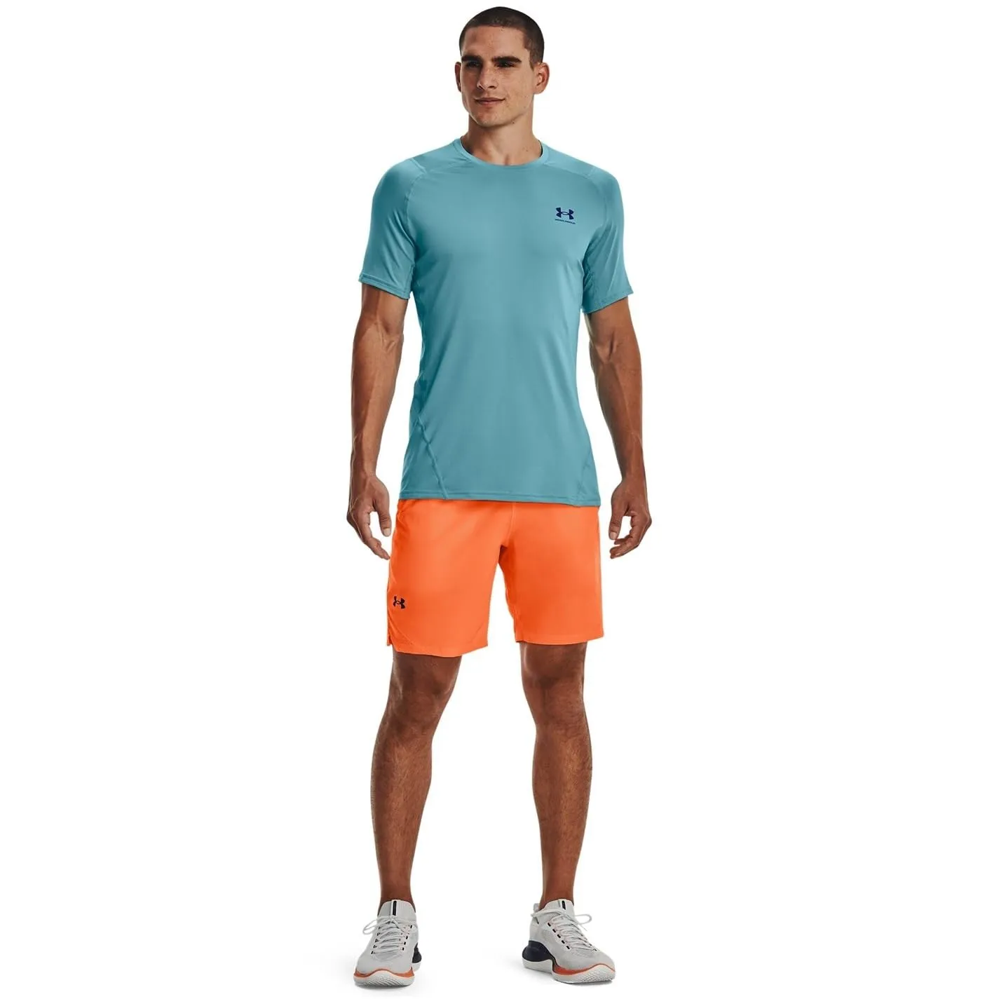 Under Armour Tech Polo da Uomo a Maniche Corte 1361683 Glacier Blue / Sonar Blue - immagine 4