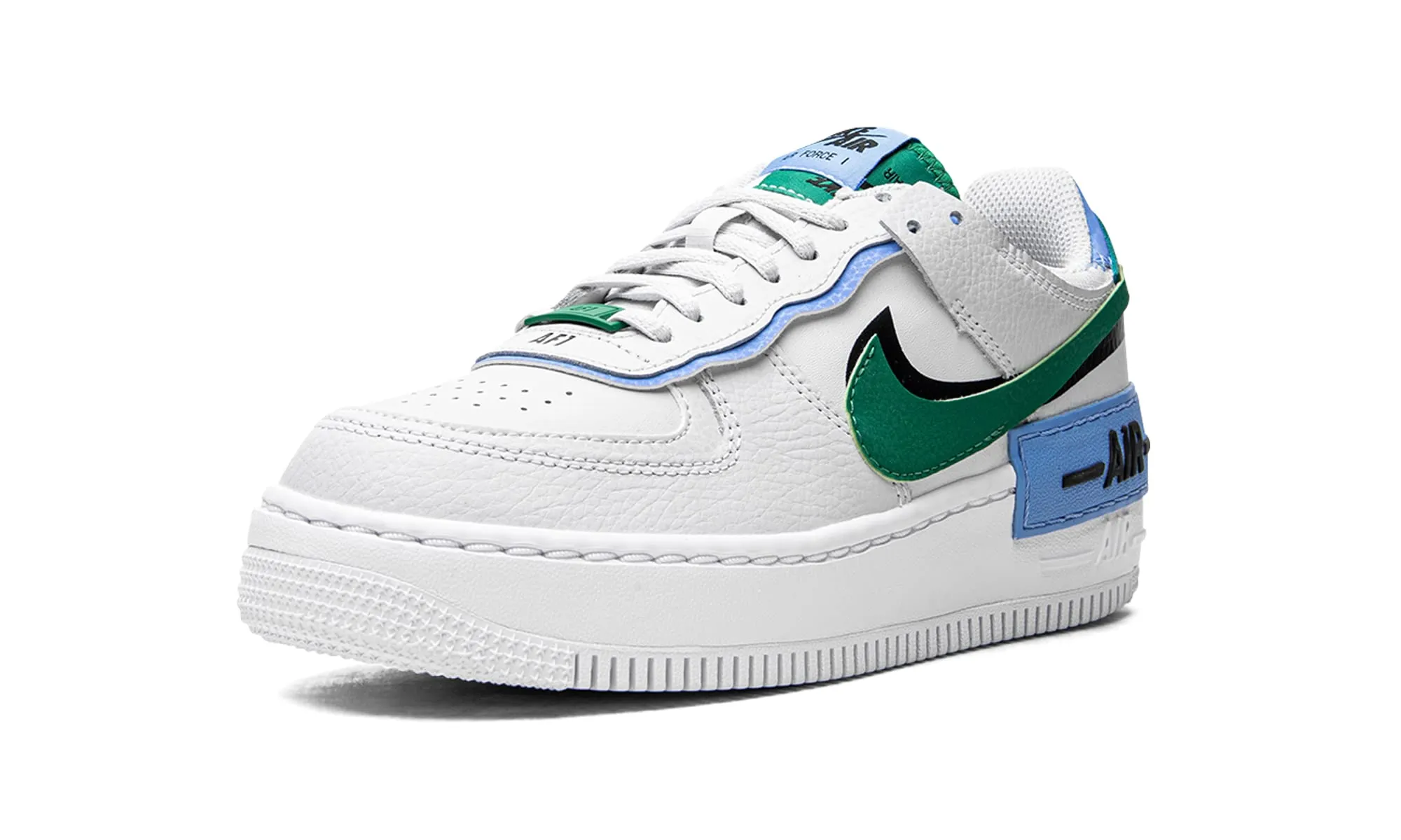 Nike Air Force 1 Shadow - Photon Dust/Malachite-Nero, 7.5 - immagine 4