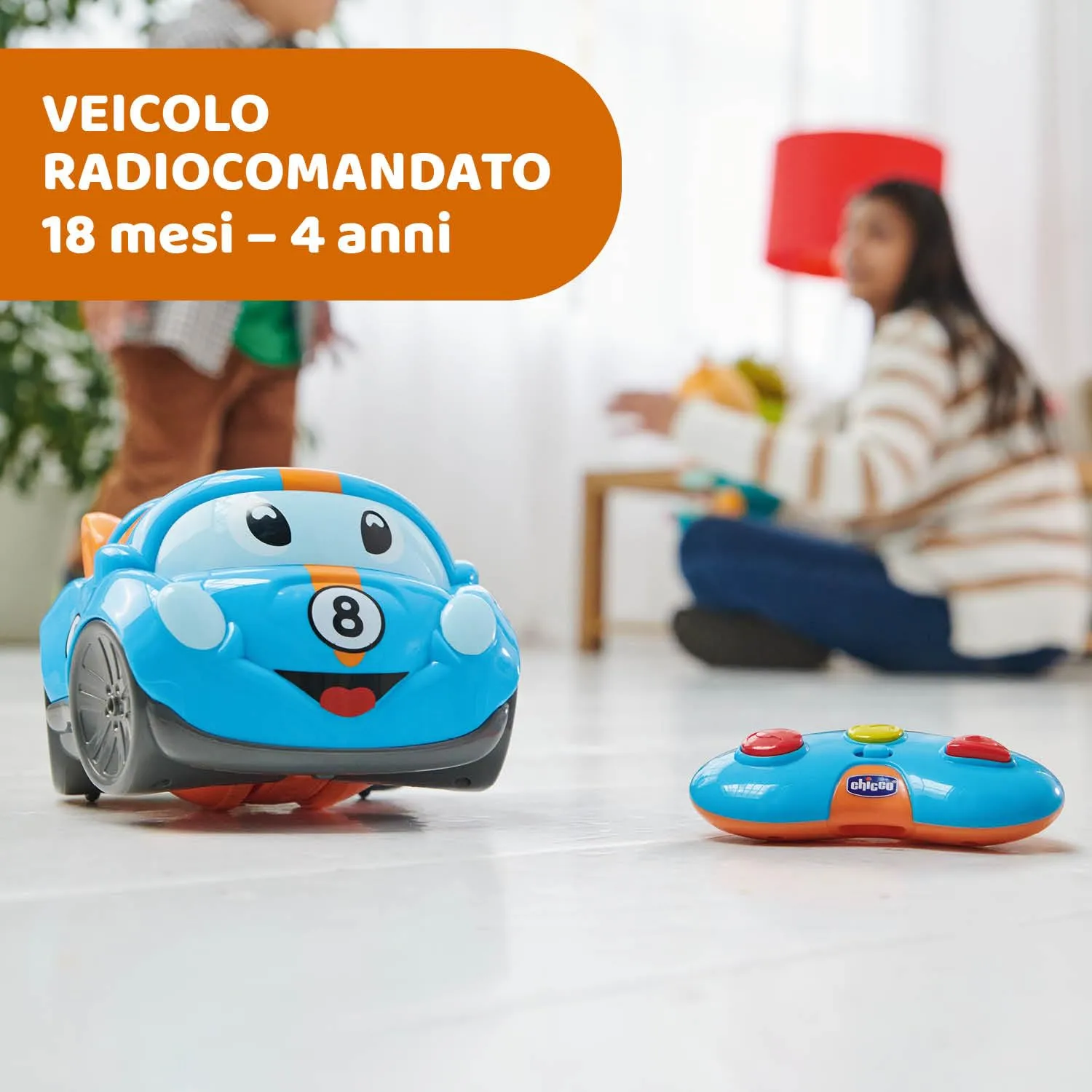 Chicco Turboball Coupé RC Macchina Telecomandata con Radiocomando a Infrarossi, 18 Mesi - 4 Anni - immagine 2