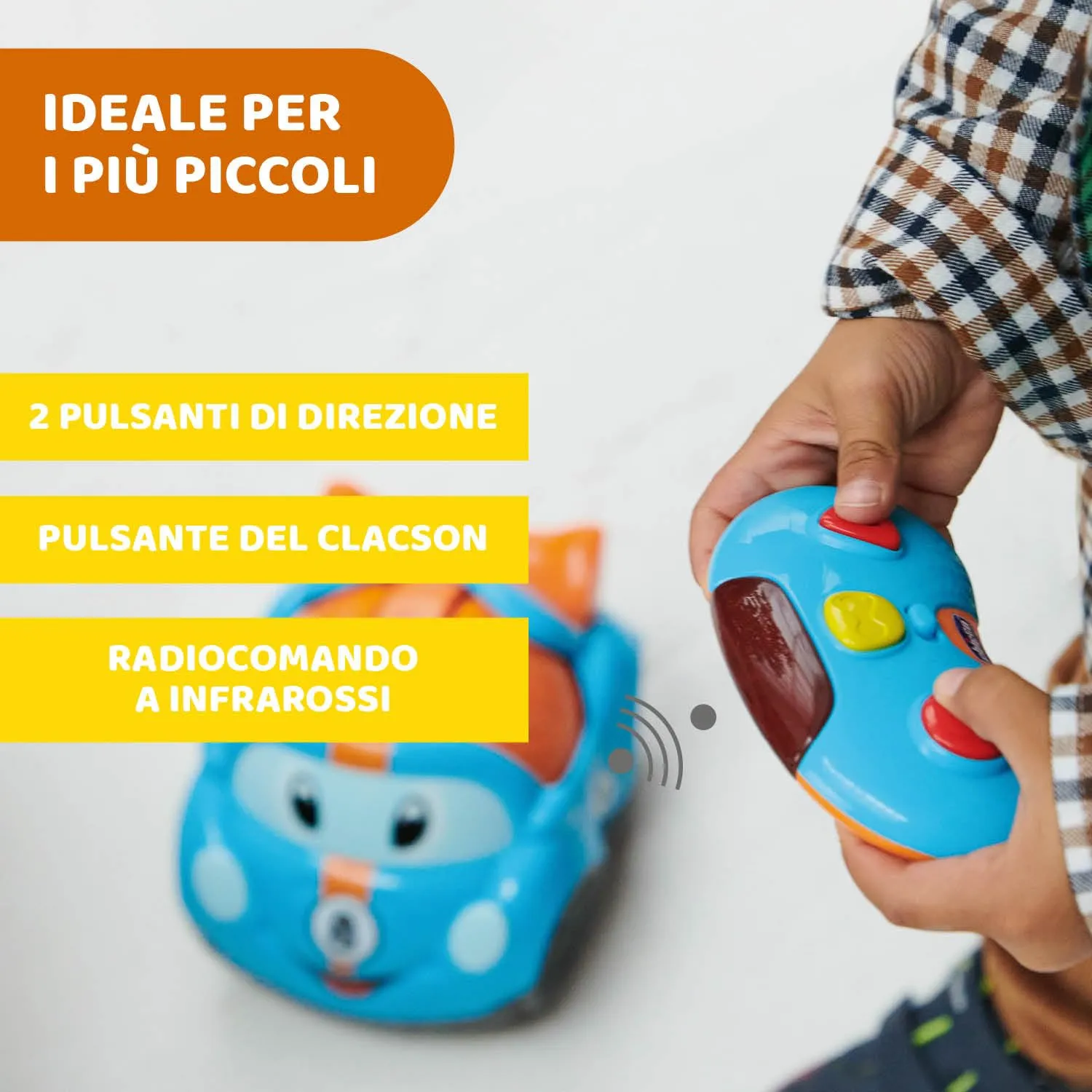 Chicco Turboball Coupé RC Macchina Telecomandata con Radiocomando a Infrarossi, 18 Mesi - 4 Anni - immagine 6