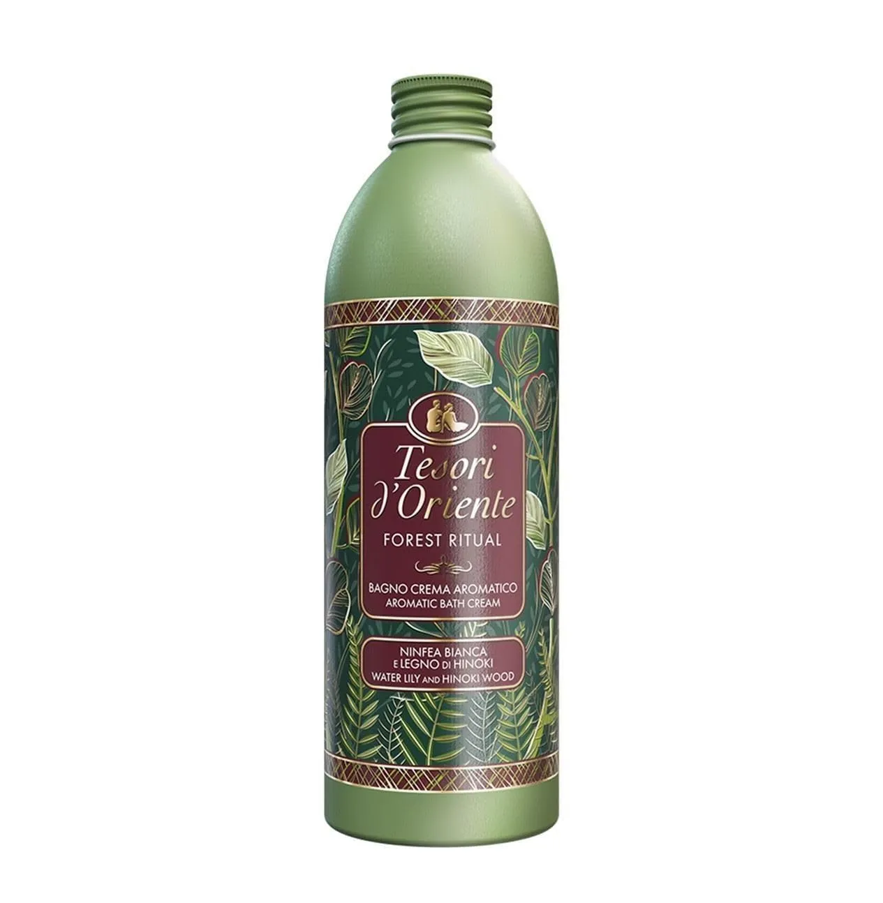 Tesori d'Oriente Bagno Crema Forest Therapy Ninfea Bianca e Legno di Hinoki, 500ml - immagine 1