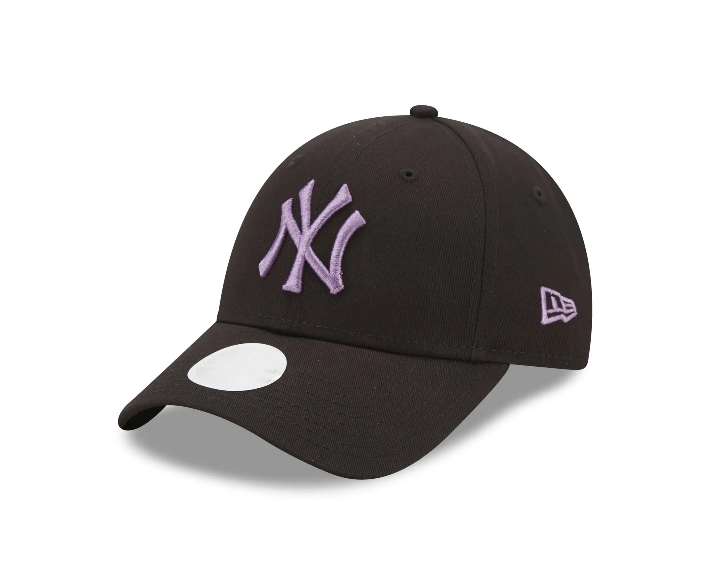 New Era New York Yankees 9FORTY Damenkappe - Schwarz Lila - One Size - immagine 1