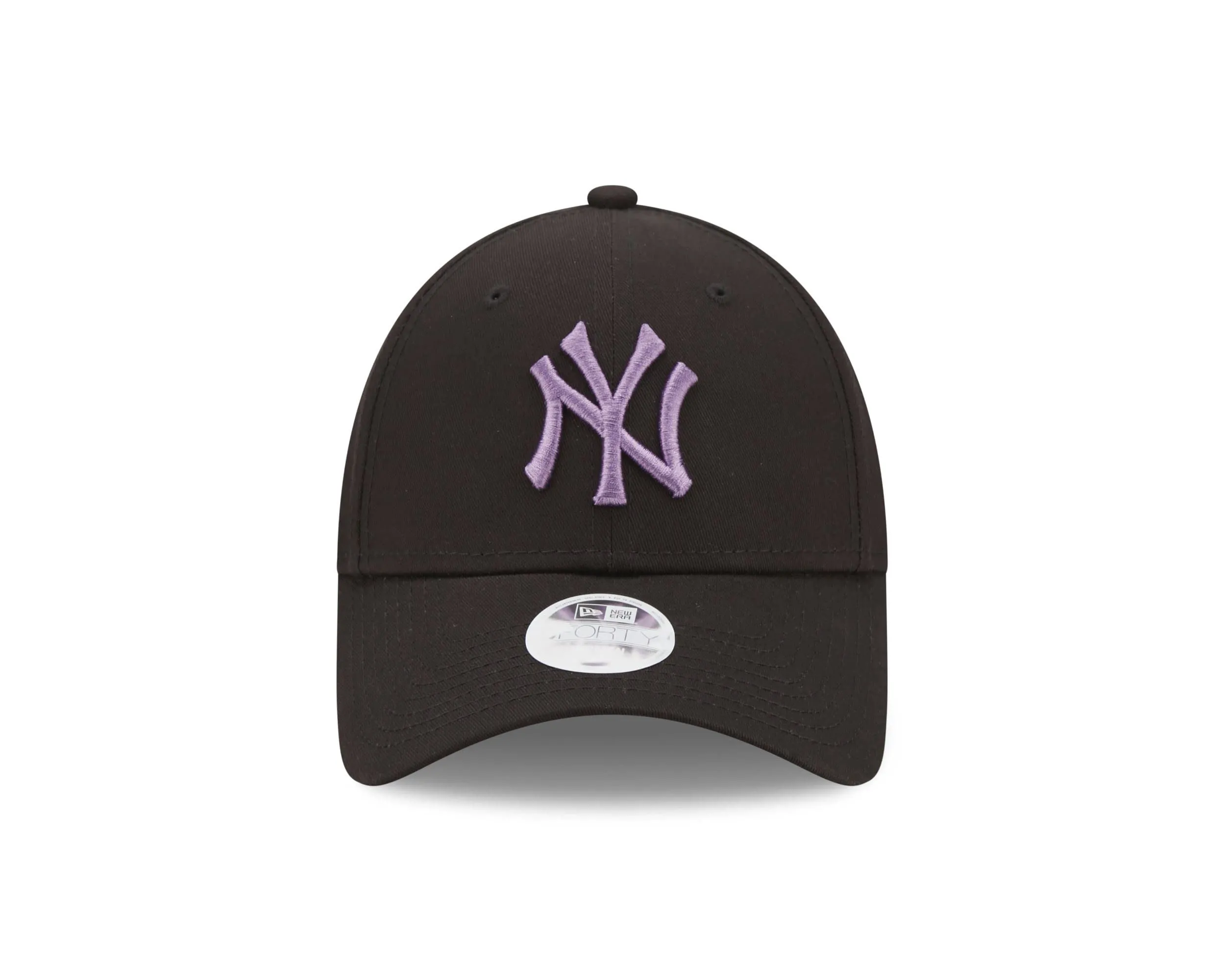 New Era New York Yankees 9FORTY Damenkappe - Schwarz Lila - One Size - immagine 2