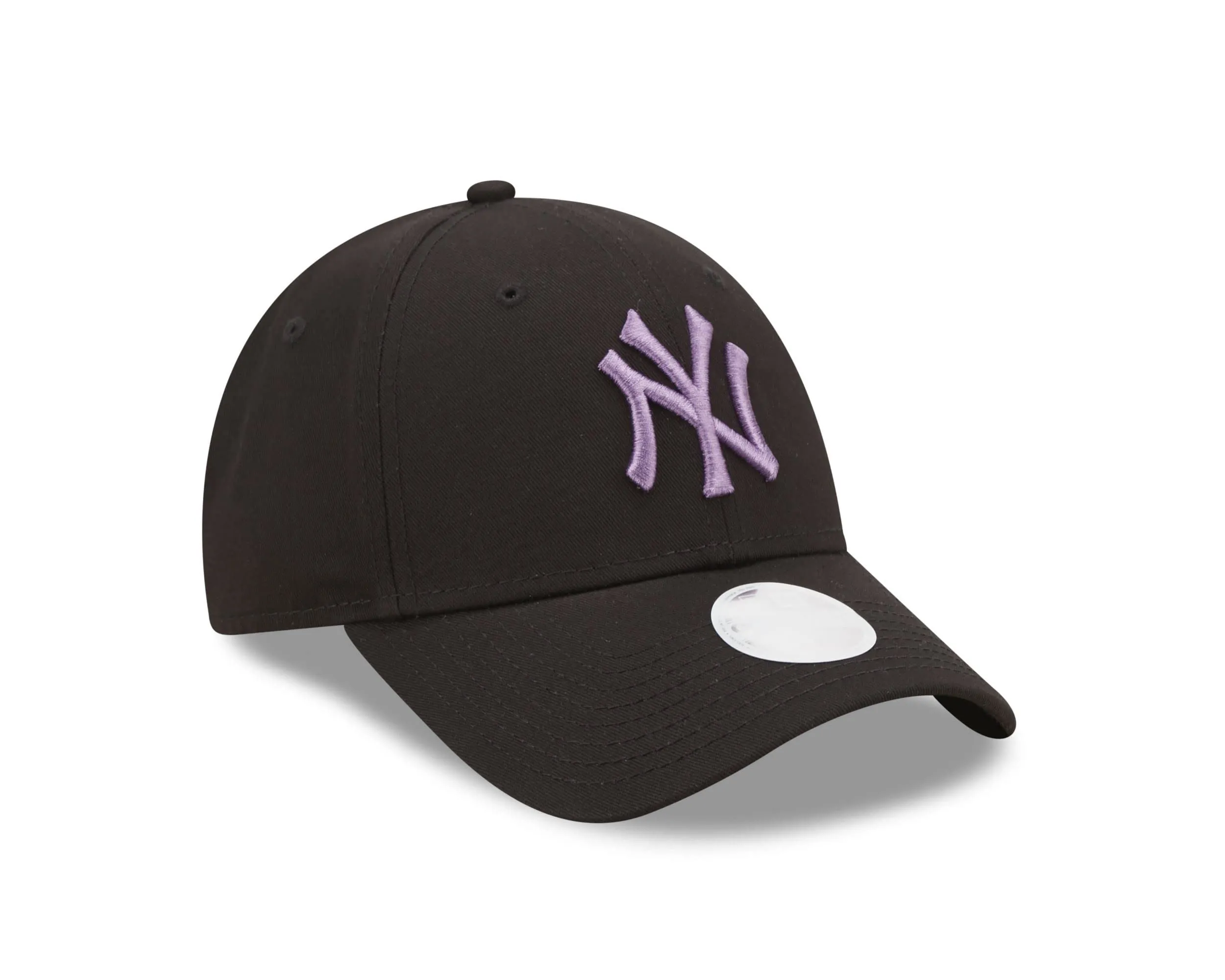 New Era New York Yankees 9FORTY Damenkappe - Schwarz Lila - One Size - immagine 3