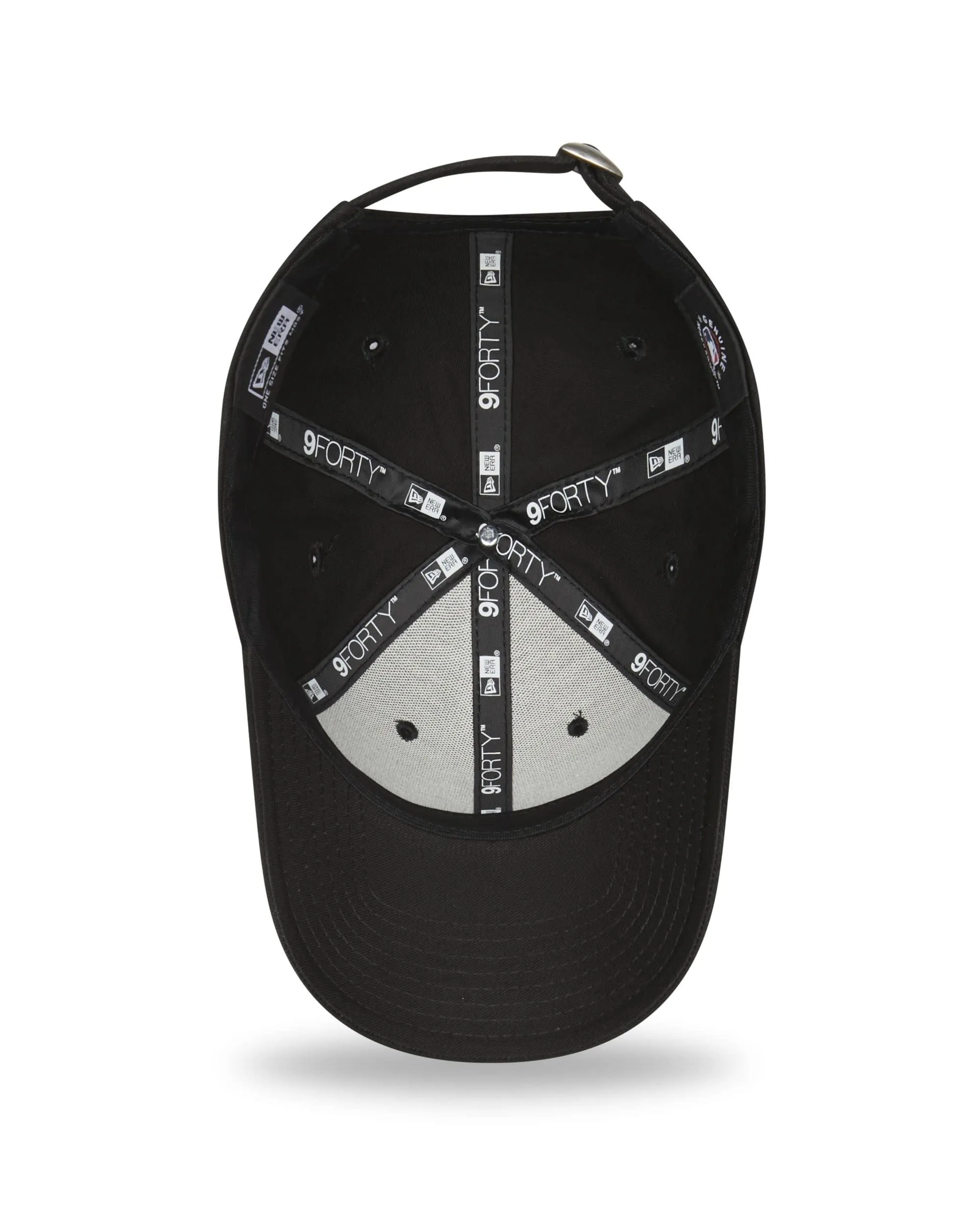 New Era New York Yankees 9FORTY Damenkappe - Schwarz Lila - One Size - immagine 5