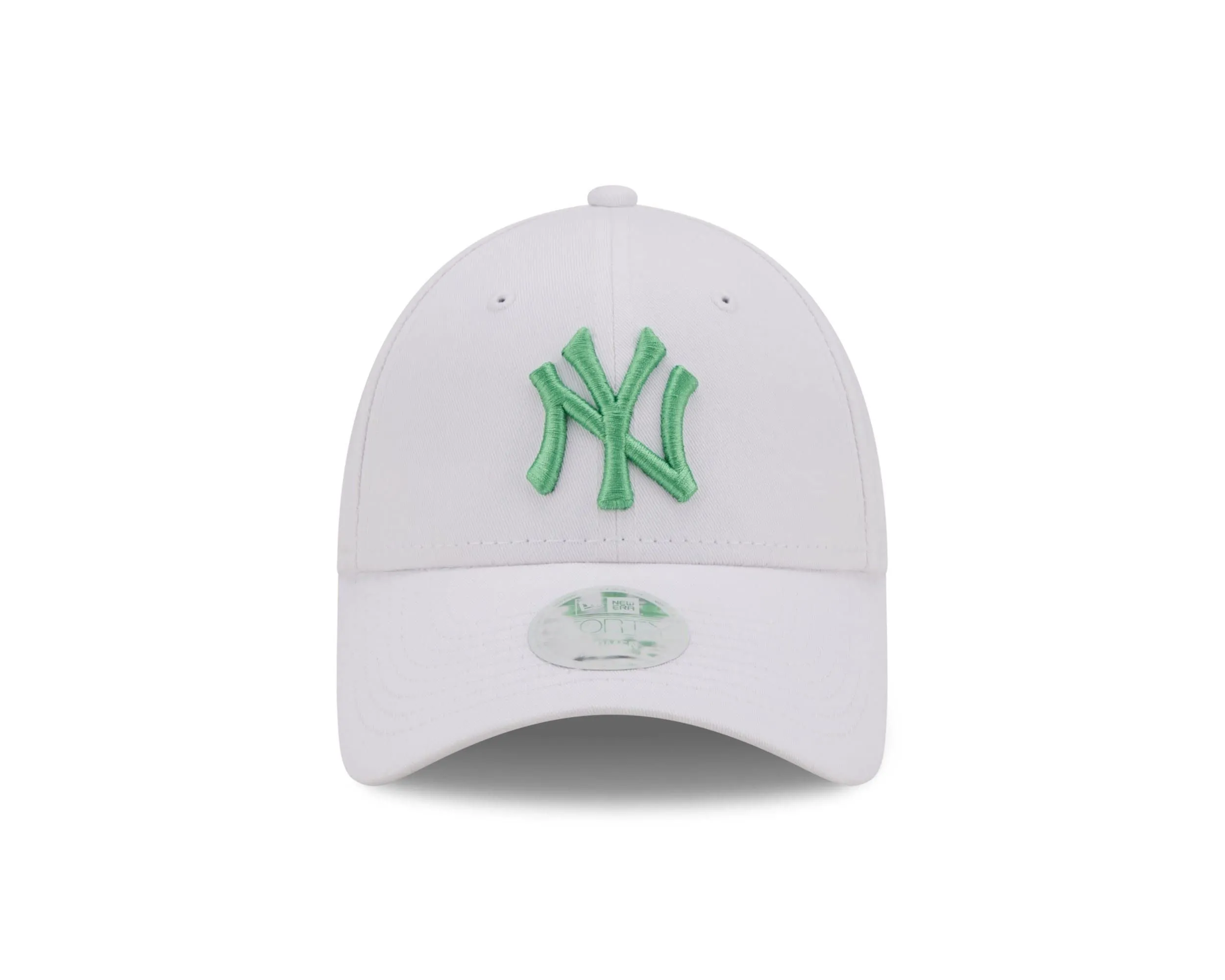New Era New York Yankees MLB Basecap Weiß Grün Strapback Damen One-Size - immagine 2