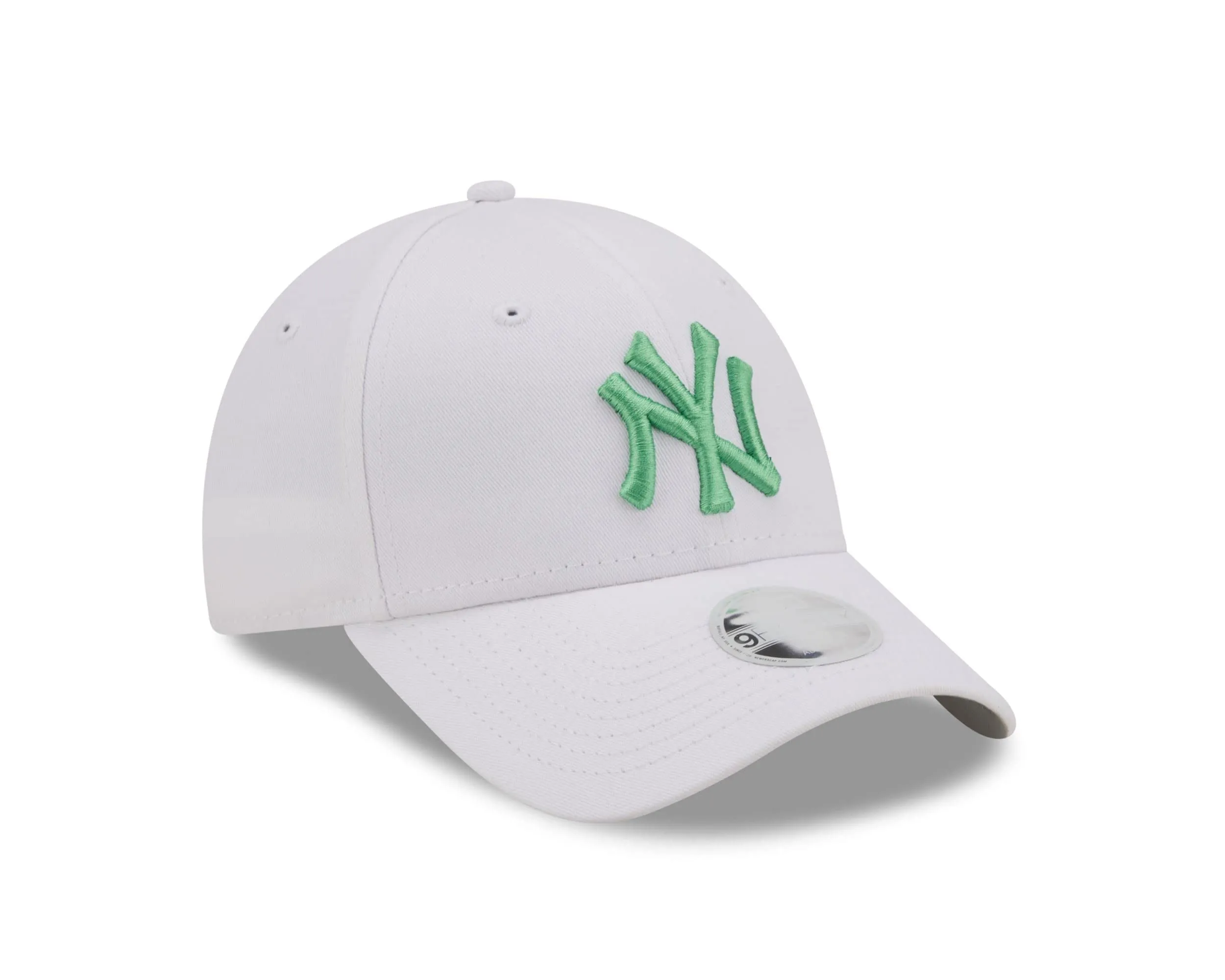 New Era New York Yankees MLB Basecap Weiß Grün Strapback Damen One-Size - immagine 3