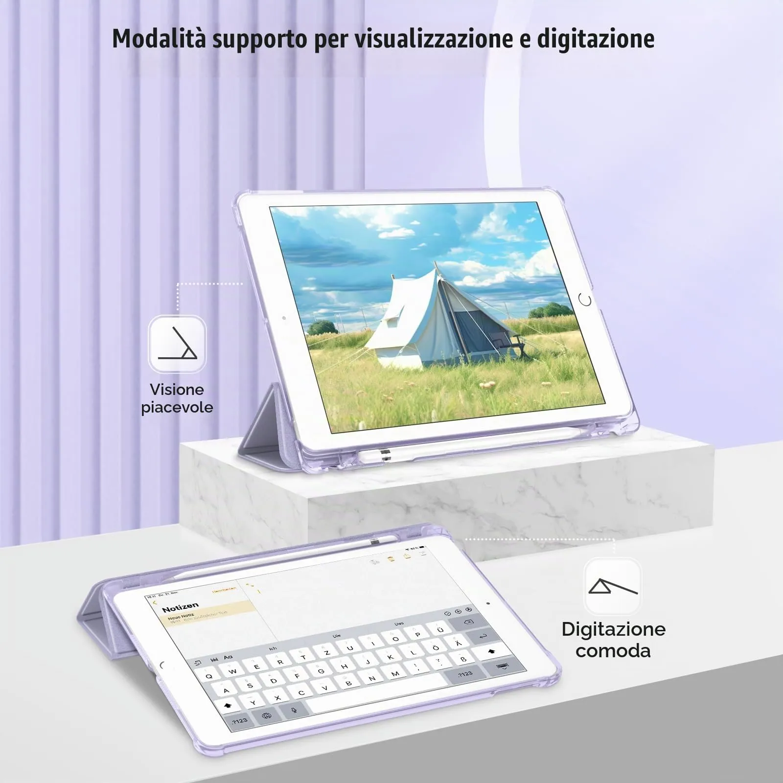 FINTIE Cover per iPad 10.2 Pollici (9a/8a/7a Generazione, 2019-2021) - immagine 3
