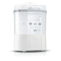 Chicco Sterilizzatore Biberon, Tiralatte e Ciuccio con Funzione Asciugatura, Bianco - immagine 1