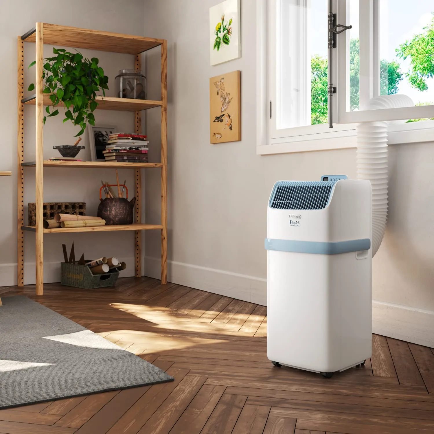 De'Longhi Pinguino Compact ES72 YOUNG Condizionatore Portatile 8.300 BTU/h, 2.1 kW, Bianco - immagine 2