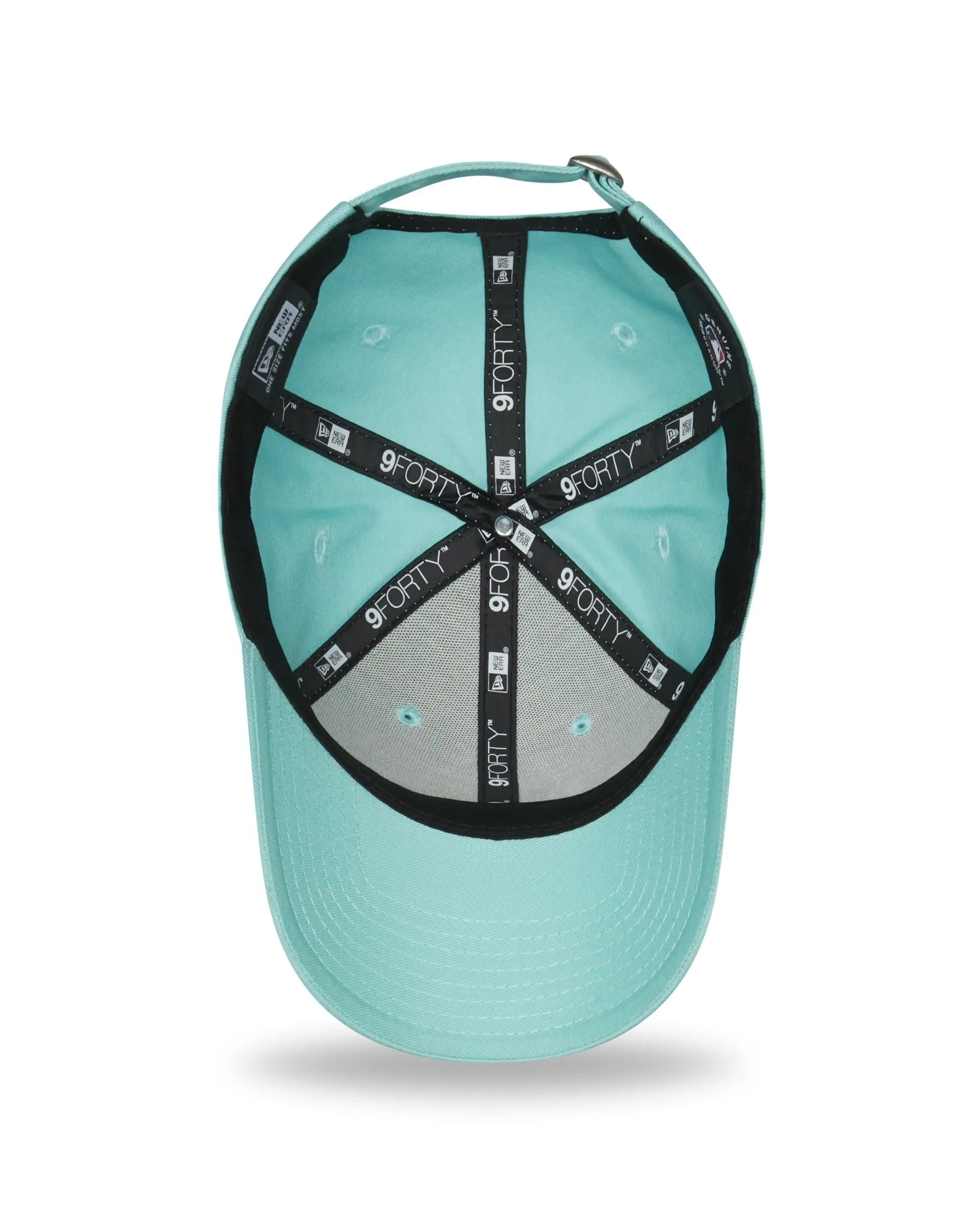 New Era York Yankees MLB 9Forty Cap - Tonal Team Logo - Turquoise - One Size - immagine 5