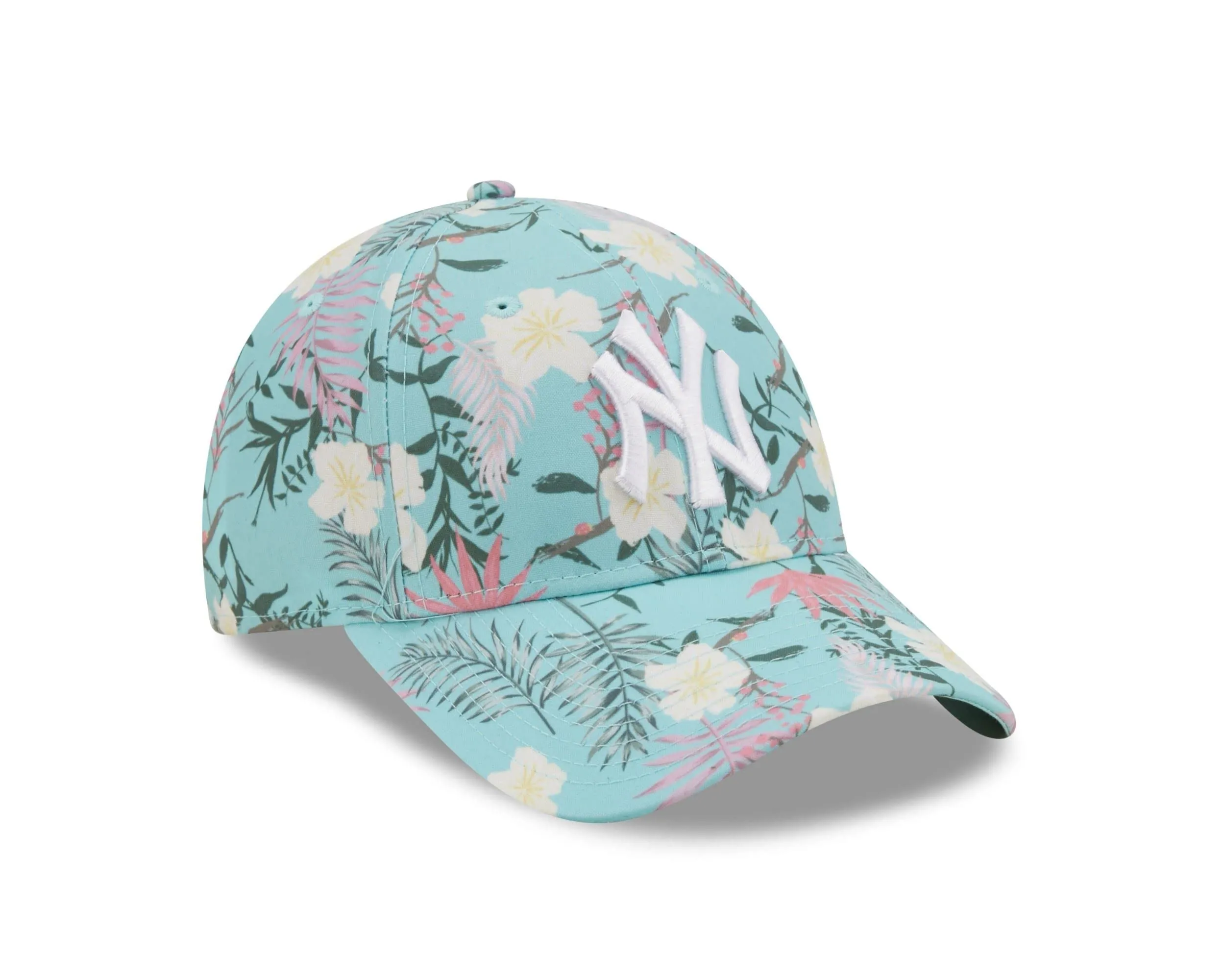 New Era New York Yankees 9Forty Women's Cap - Turquoise Floral Pattern - One Size - immagine 3