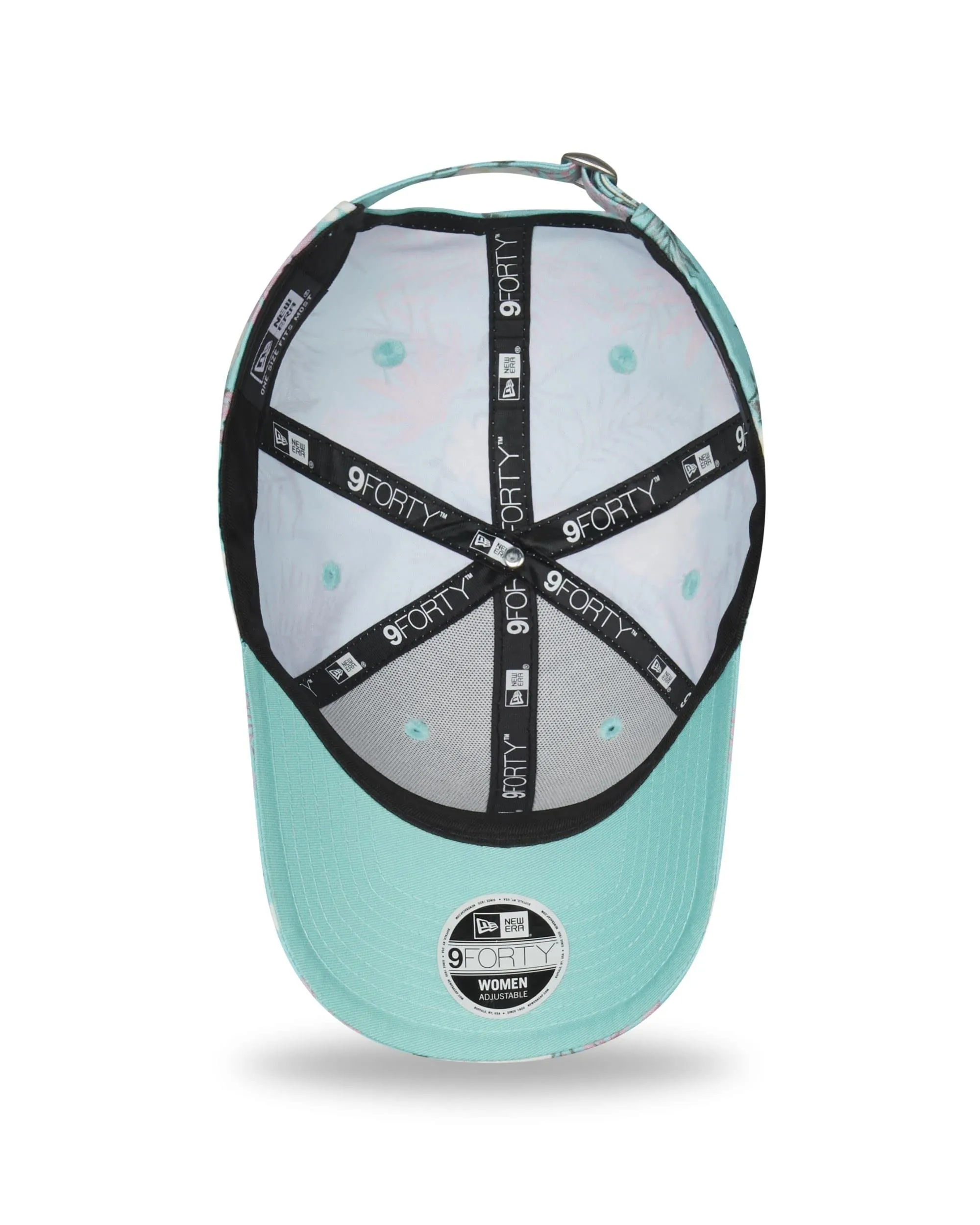 New Era New York Yankees 9Forty Women's Cap - Turquoise Floral Pattern - One Size - immagine 5
