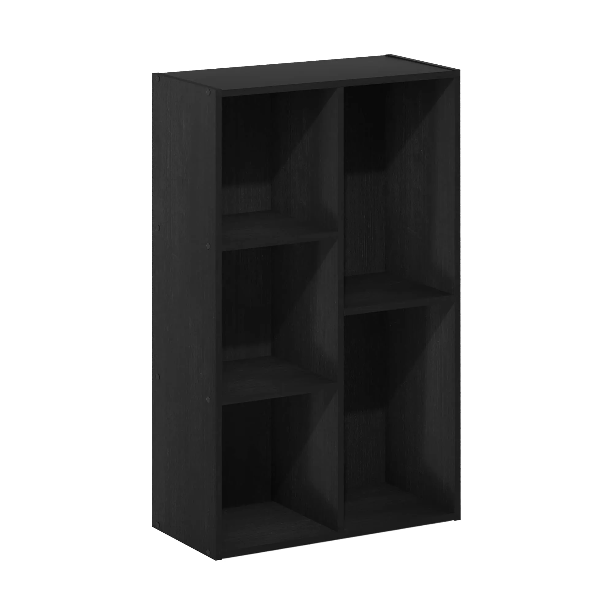 Furinno Luder 5-Cube Scaffale Aperto, Legno Nero - immagine 6