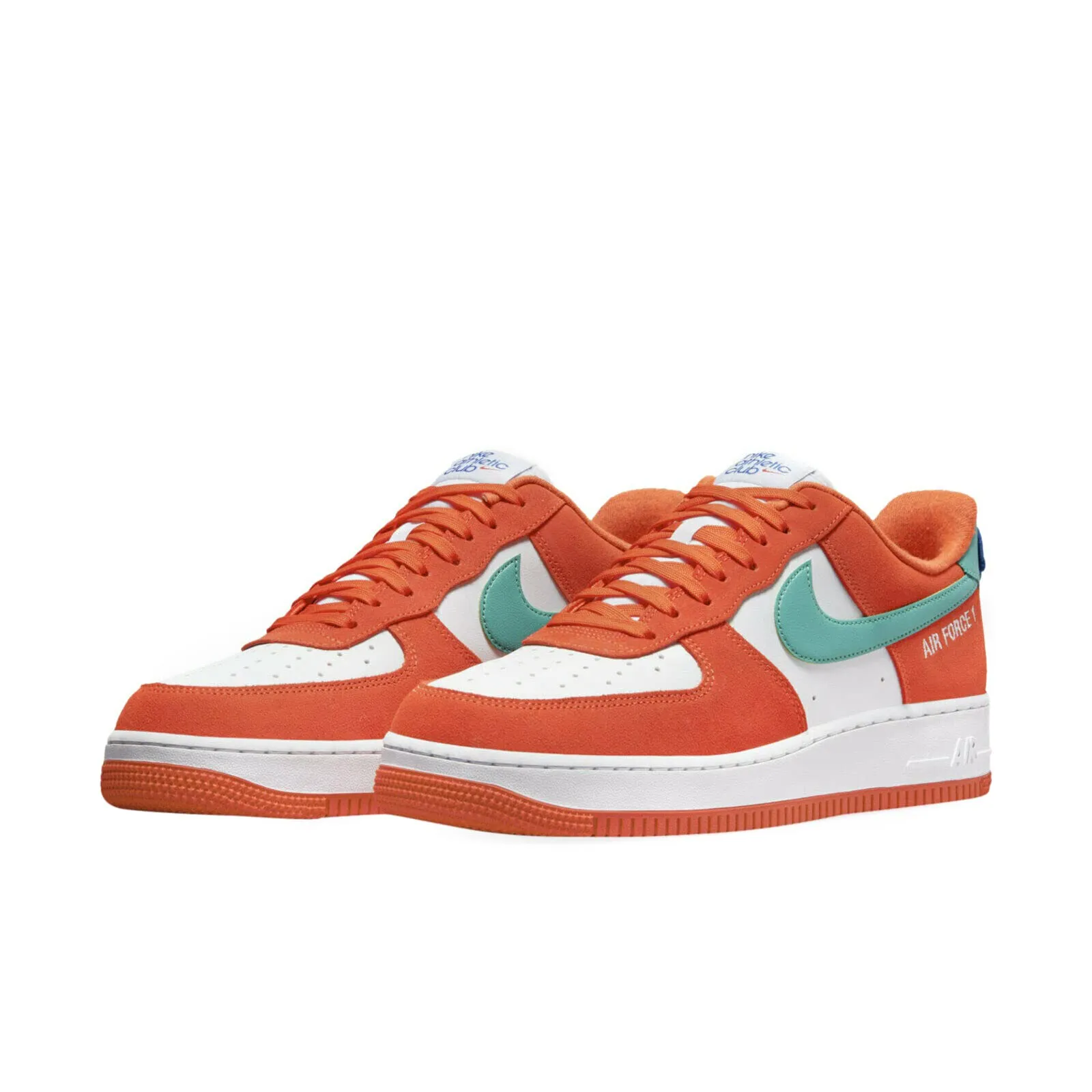 Nike Air Force 1 DH7568 800 Rush Orange Lavato Teal Bianco - 40 EU - immagine 3