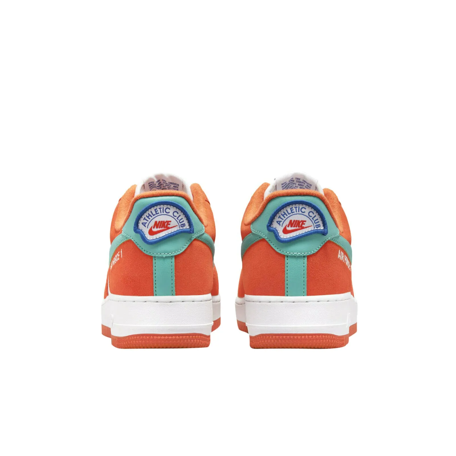 Nike Air Force 1 DH7568 800 Rush Orange Lavato Teal Bianco - 40 EU - immagine 4