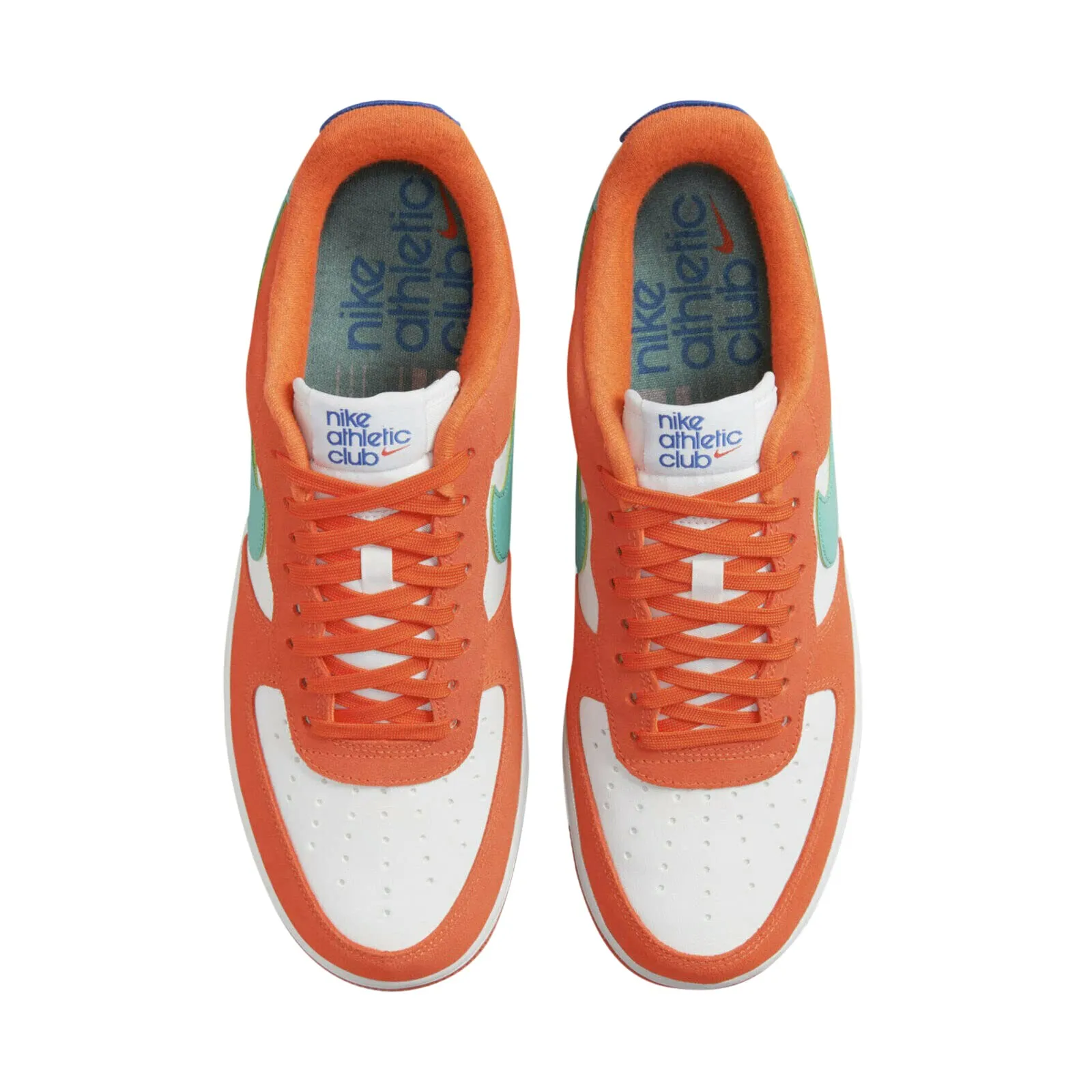 Nike Air Force 1 DH7568 800 Rush Orange Lavato Teal Bianco - 40 EU - immagine 5