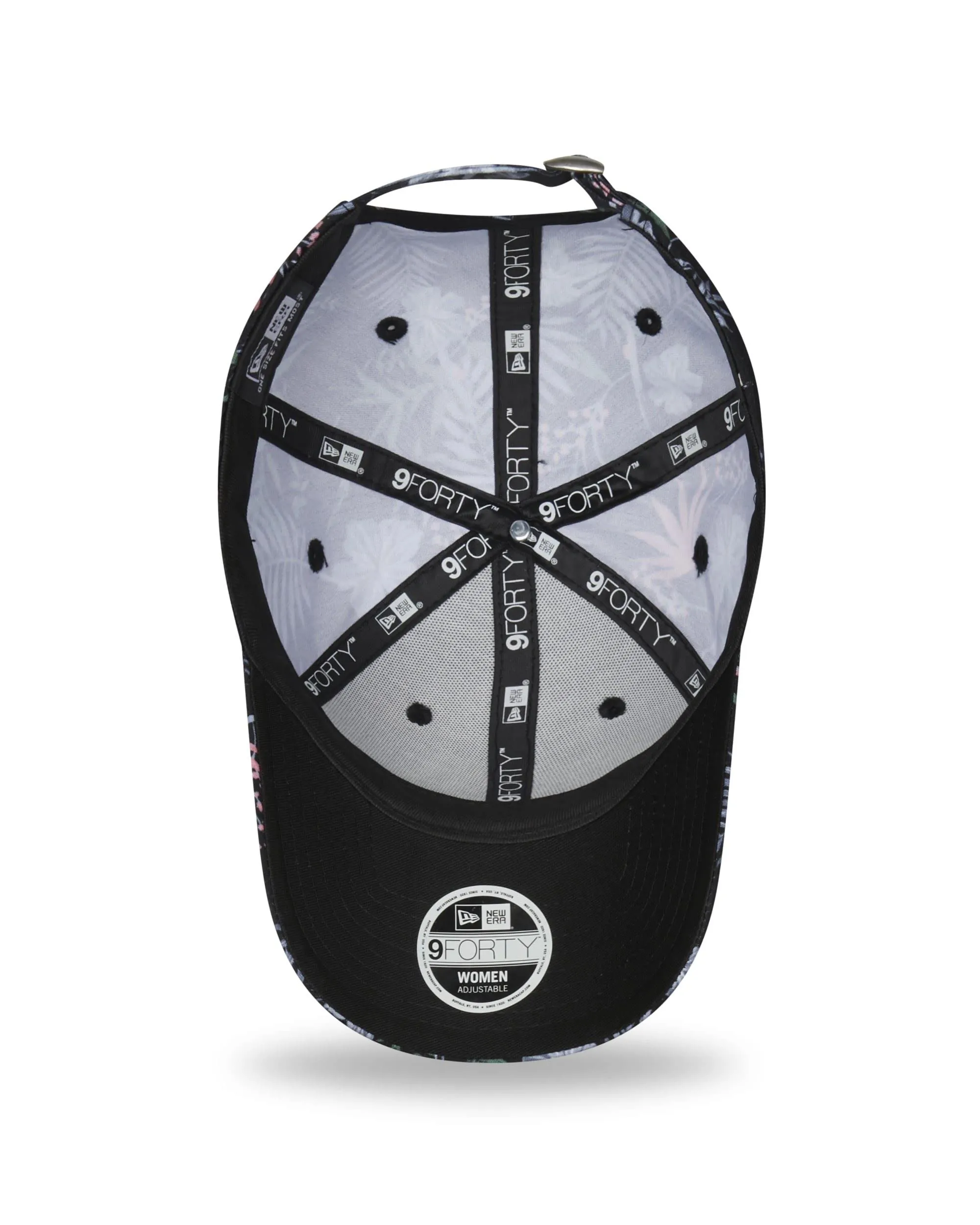 New Era 9Forty New York Yankees Basecap Floral Design Schwarz - One Size - immagine 5