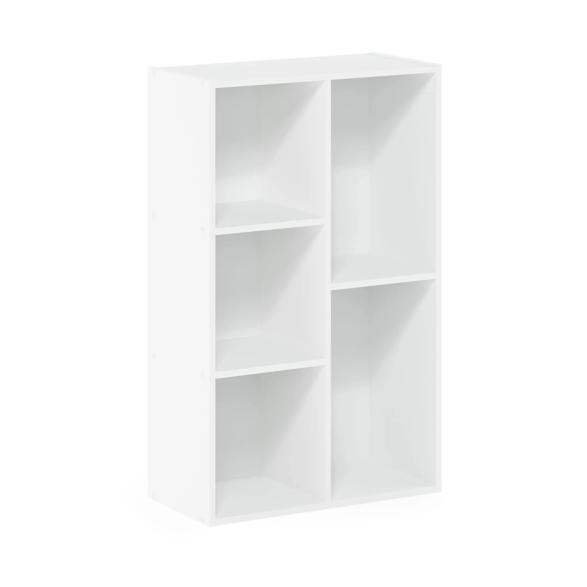 Furinno Luder 5-Cube Open Shelf, White - immagine 7