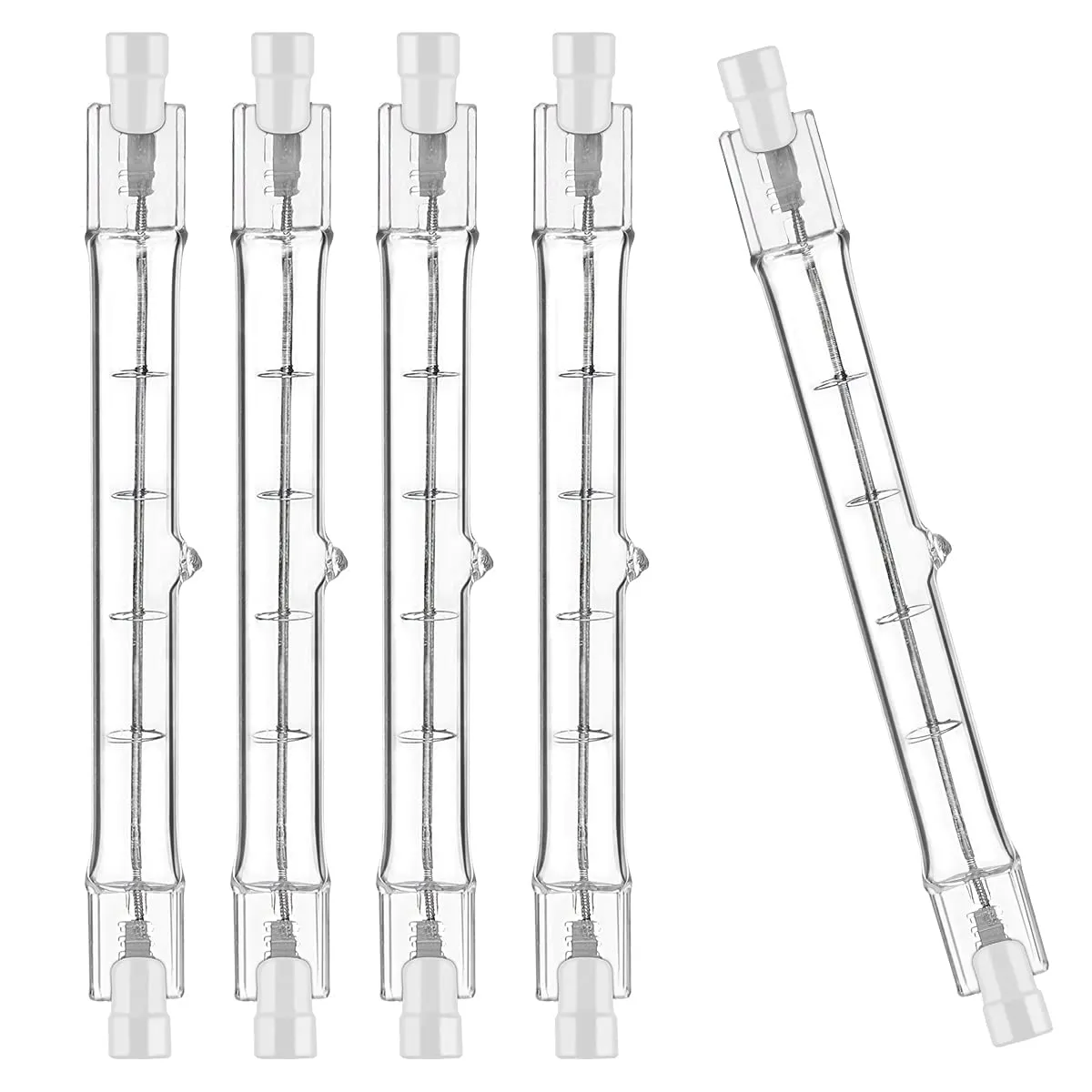 Jaenmsa R7S 118mm Lampadina Alogena, 150W, 2700K, 230V, Confezione da 5 - immagine 1